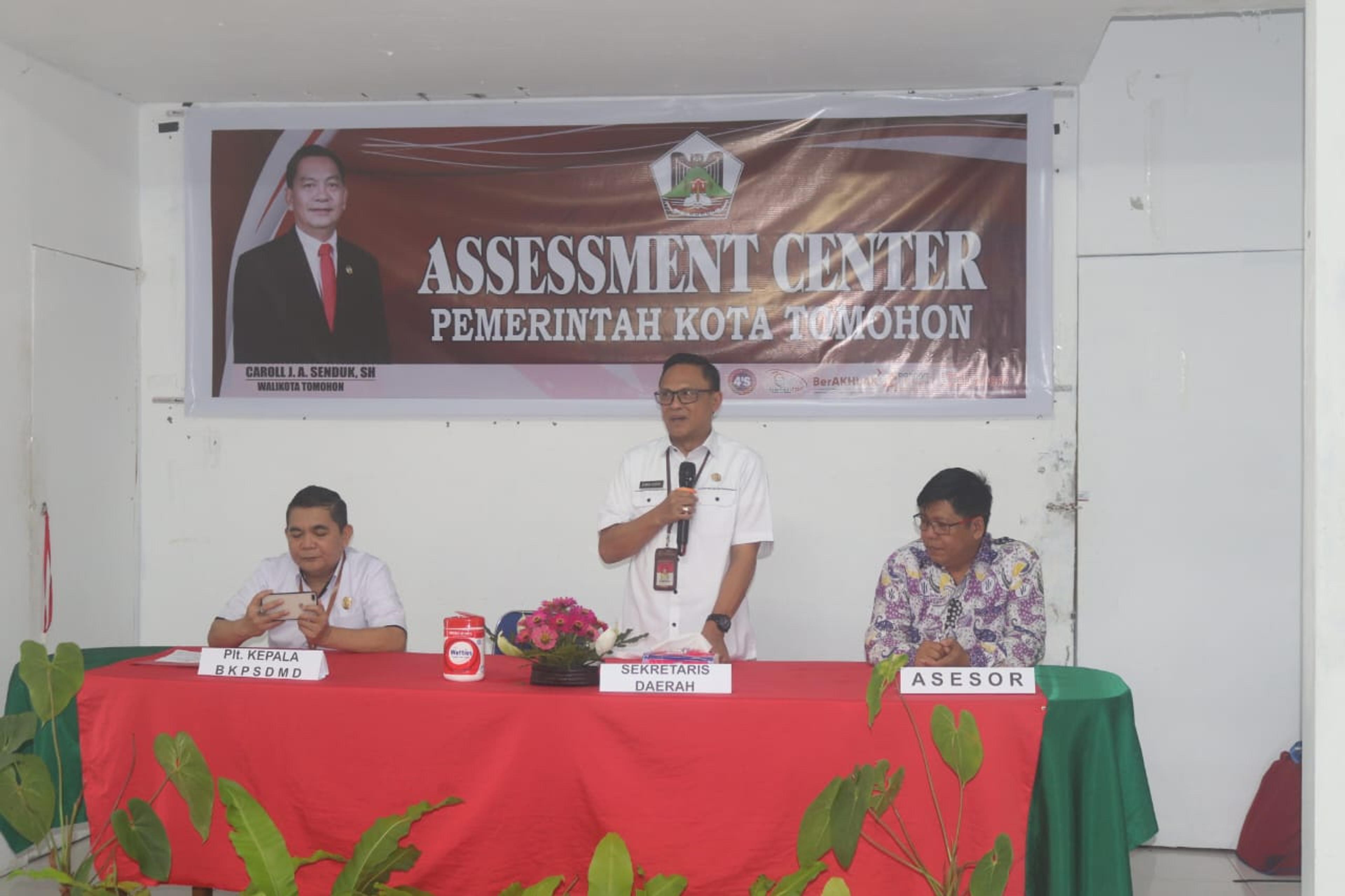 Roring Buka Kegiatan Assessment Center Pemerintah Kota Tomohon