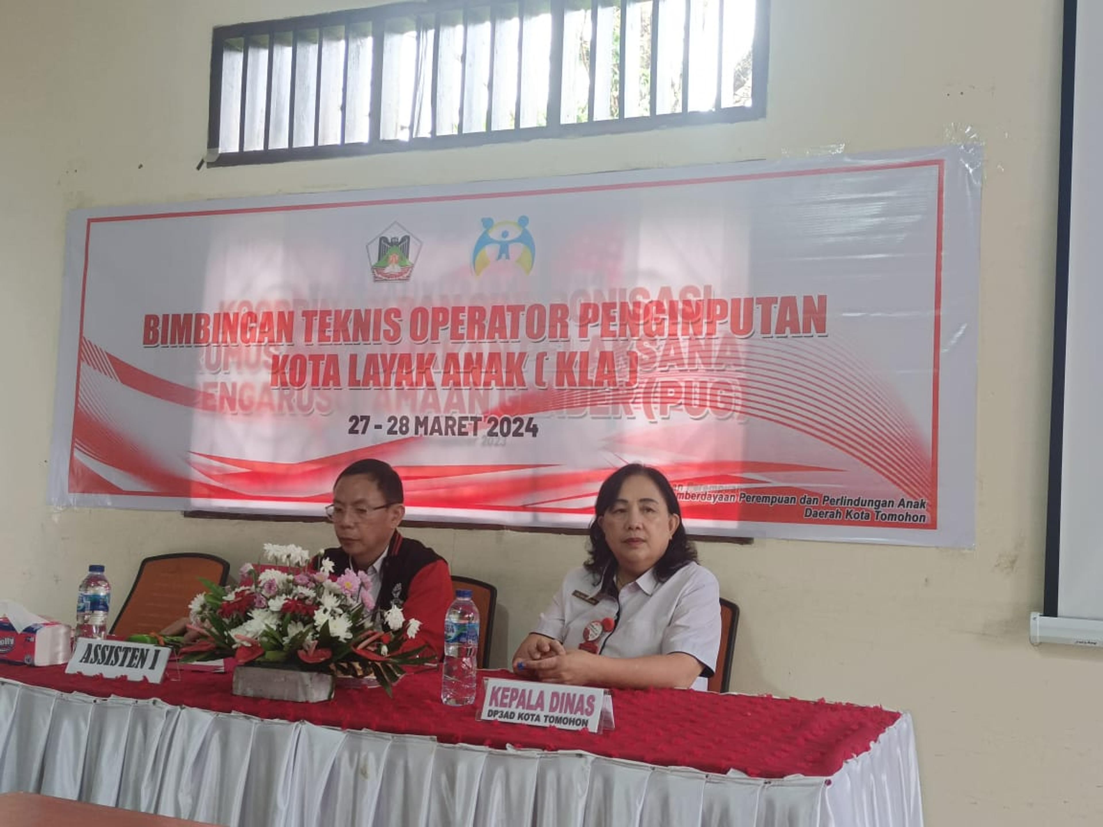 Tingkatkan Program KLA, DP3A Gelar Bimtek Operator