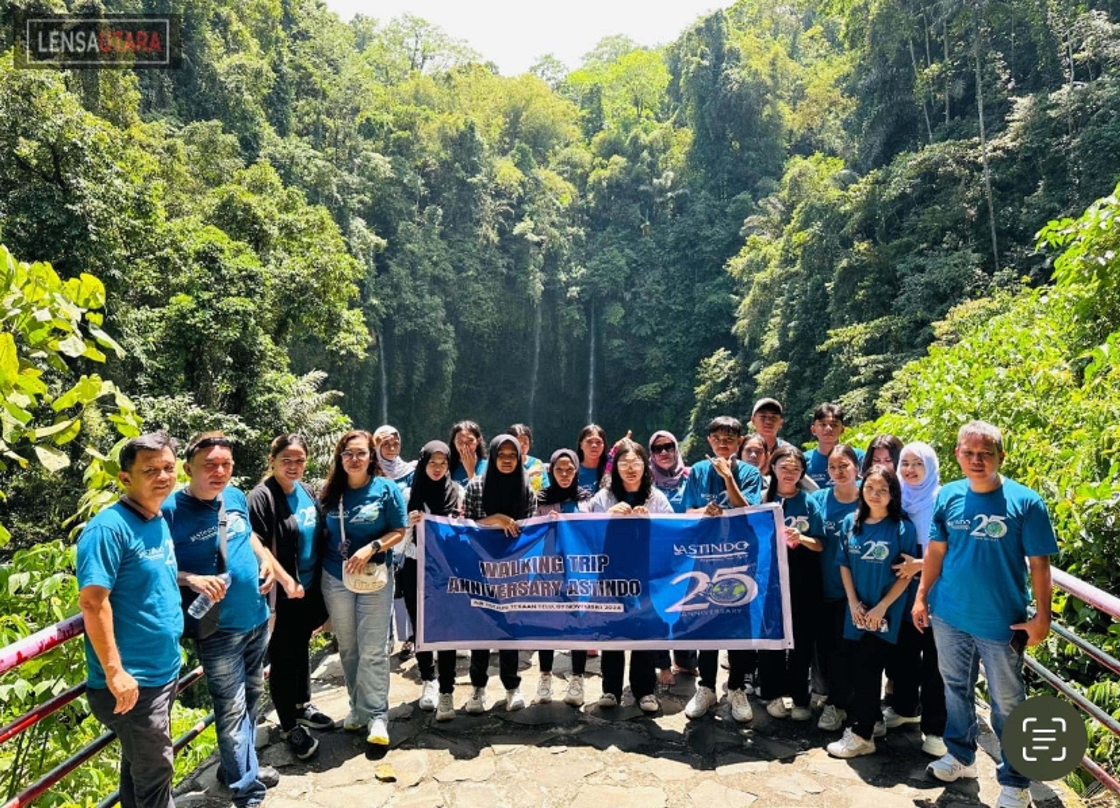 DPD ASTINDO Sulut Gelar “Road to Anniversary 25 Tahun” di Air Terjun Tekaan Telu dan Danau Linow