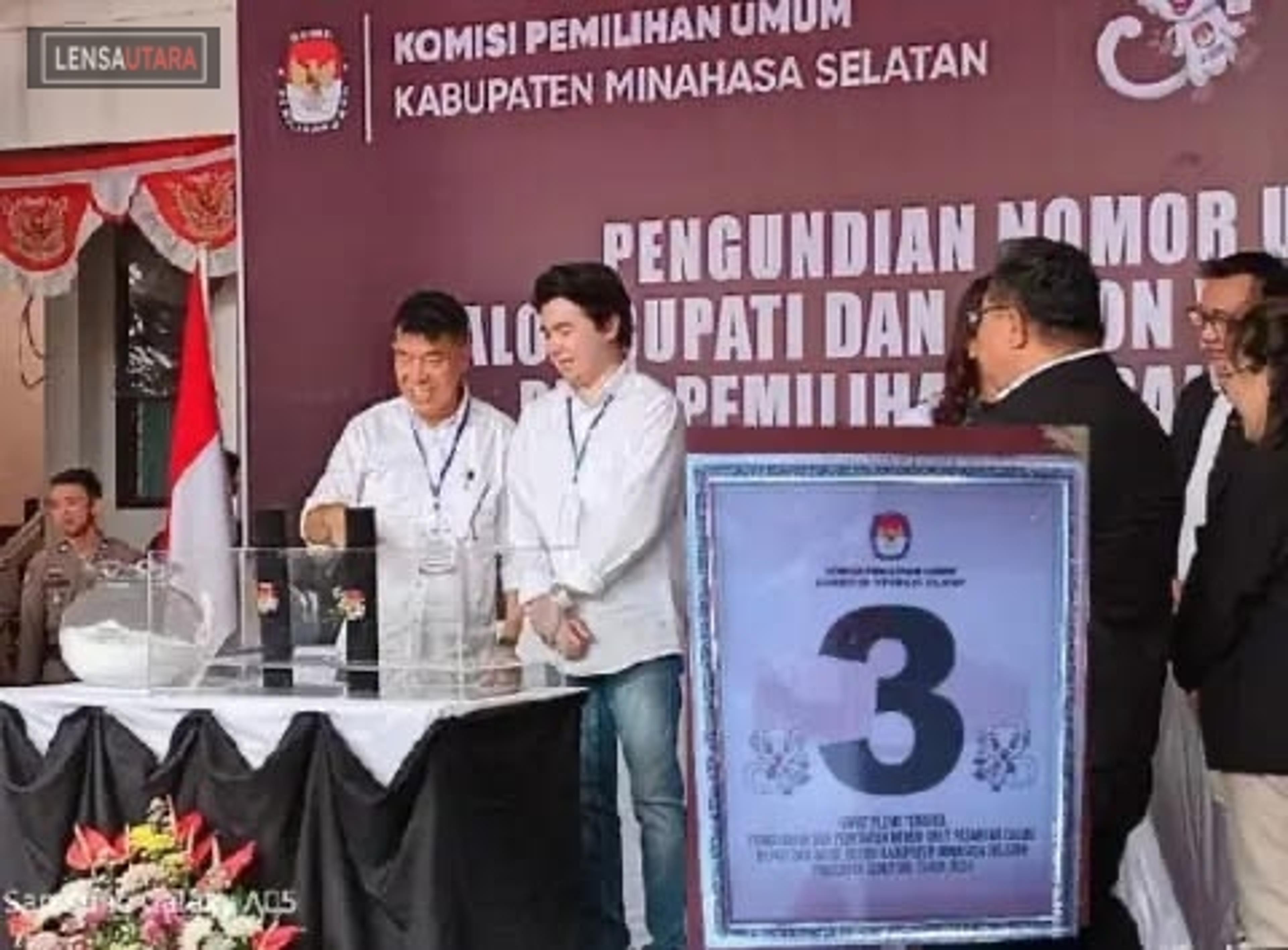 Asiano-Darren Dapat Nomor Urut 3, Minta Doa Restu dan Dukungan Warga Minsel