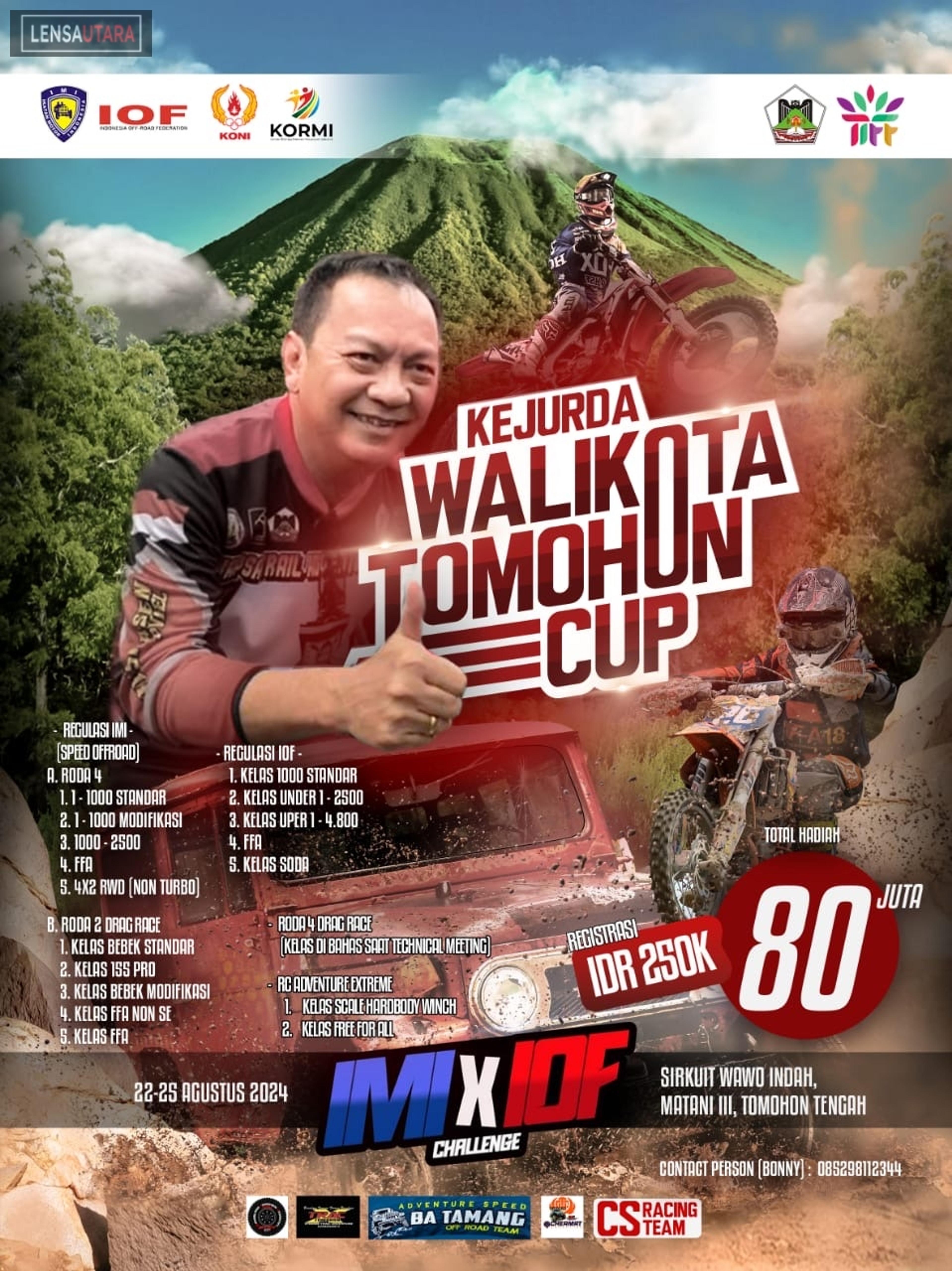 Kerjurda Walikota Tomohon Cup Hentak Sirkuit Wawo Indah