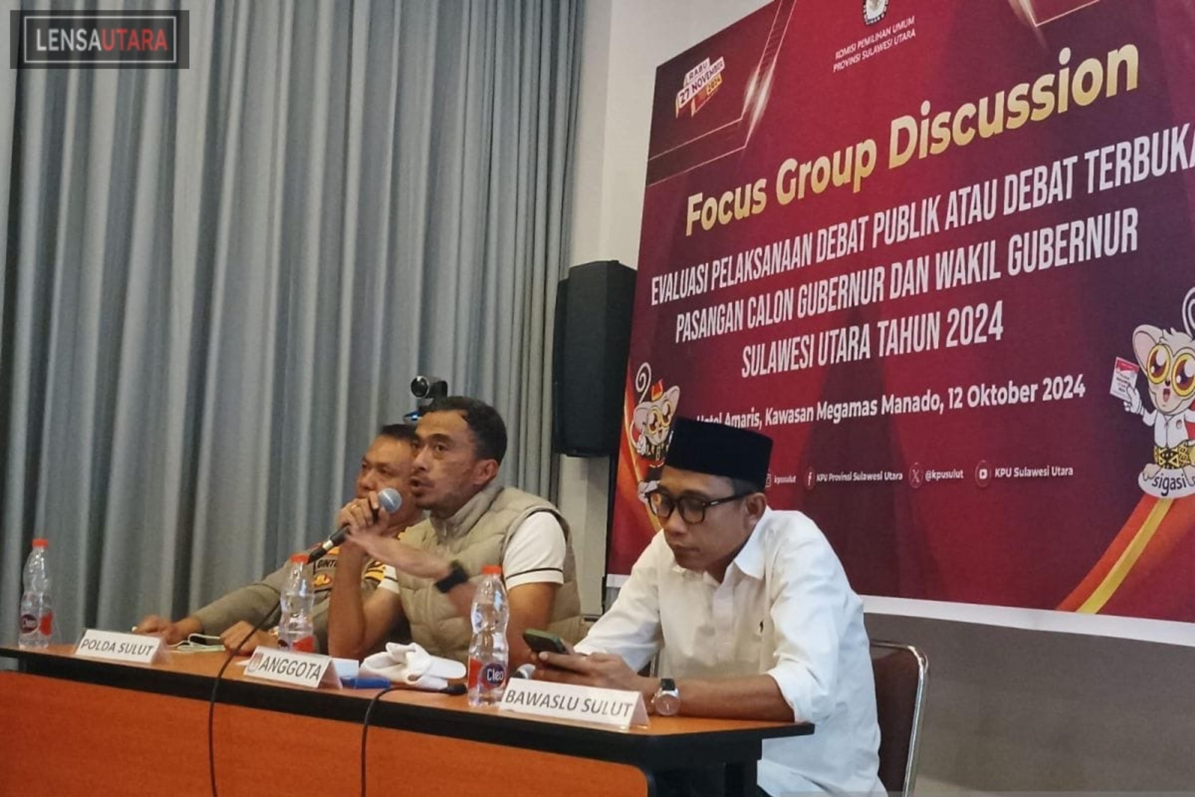 KPU Sulut Evaluasi Pelaksanaan Debat Publik Pertama di Kotamobagu