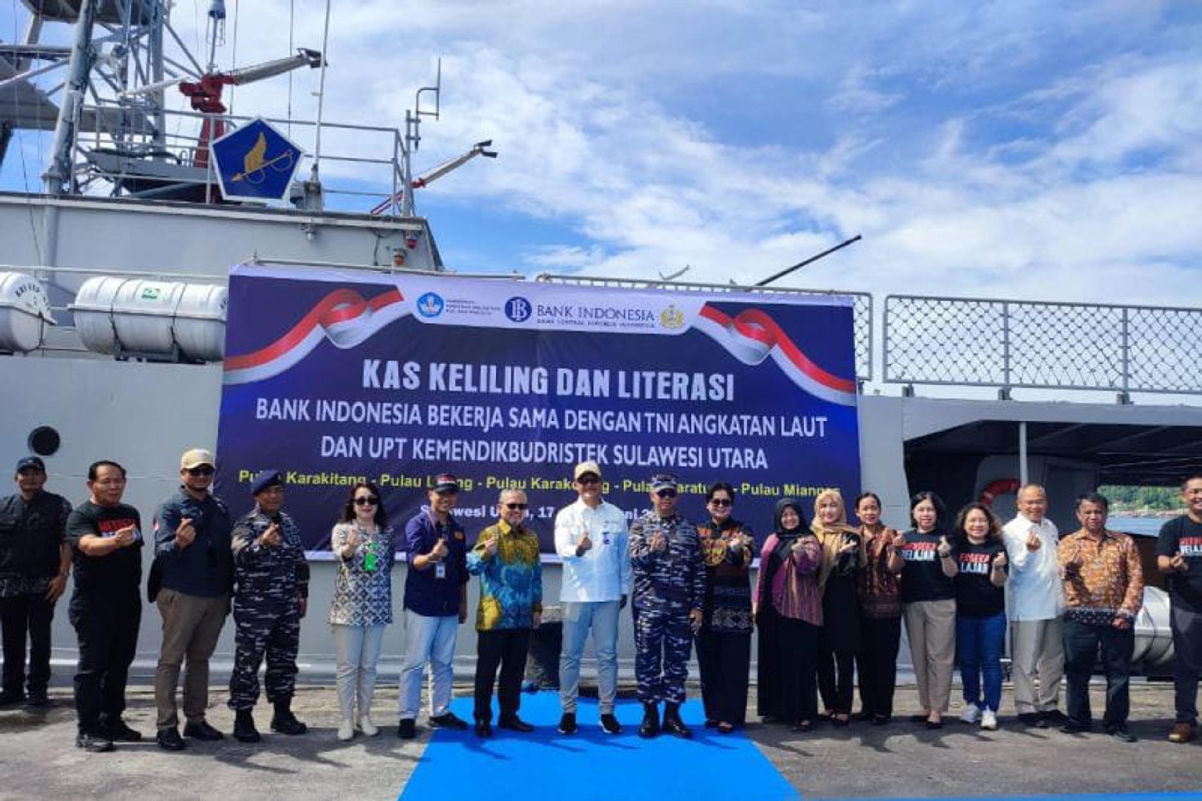 BI Lakukan Kas Keliling dan Literasi Keuangan Wilayah Perbatasan Sulut