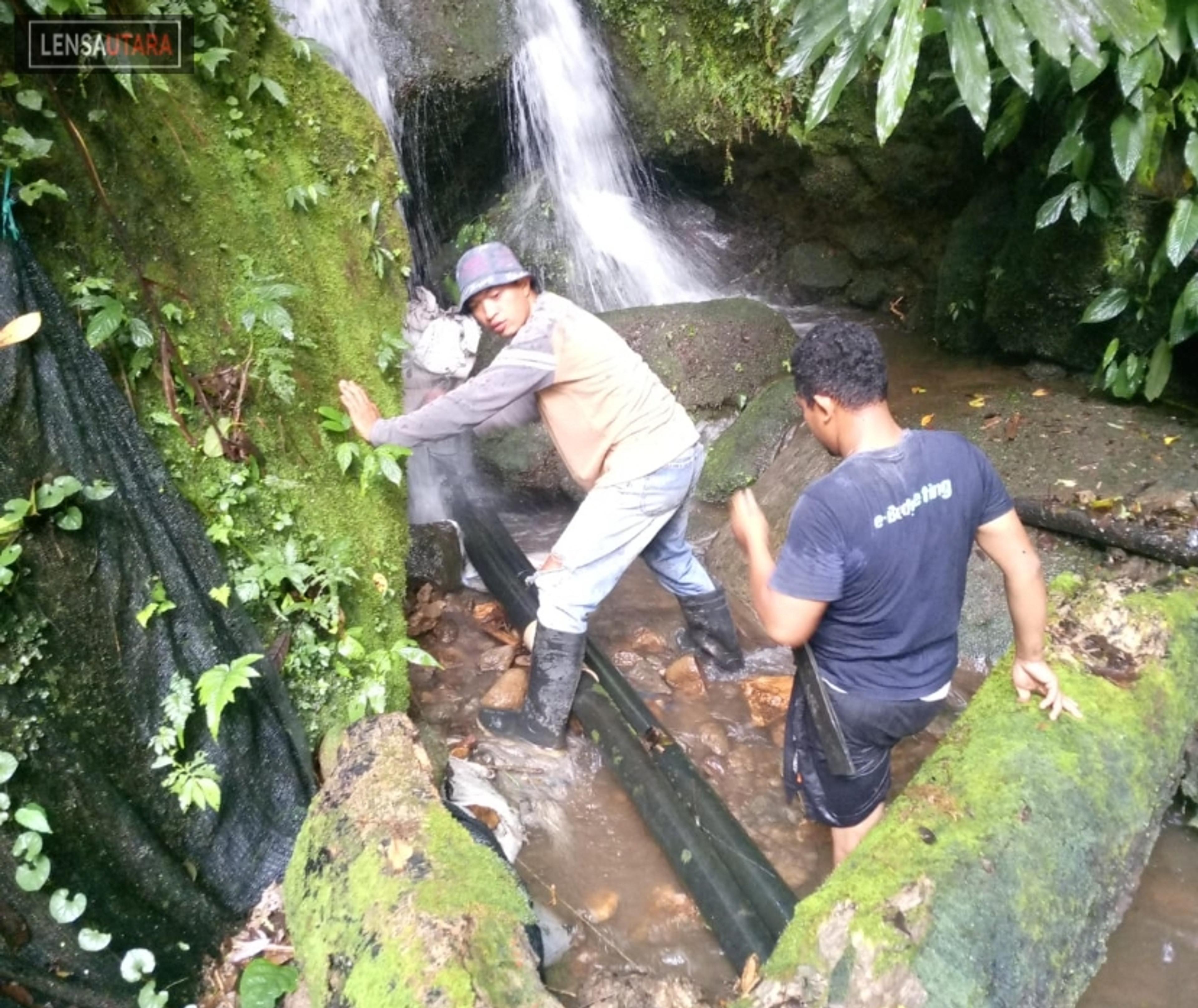 PDAM Tomohon Lakukan Perbaikan Jaringan Pipa Putus Akibat Bencana Longsor