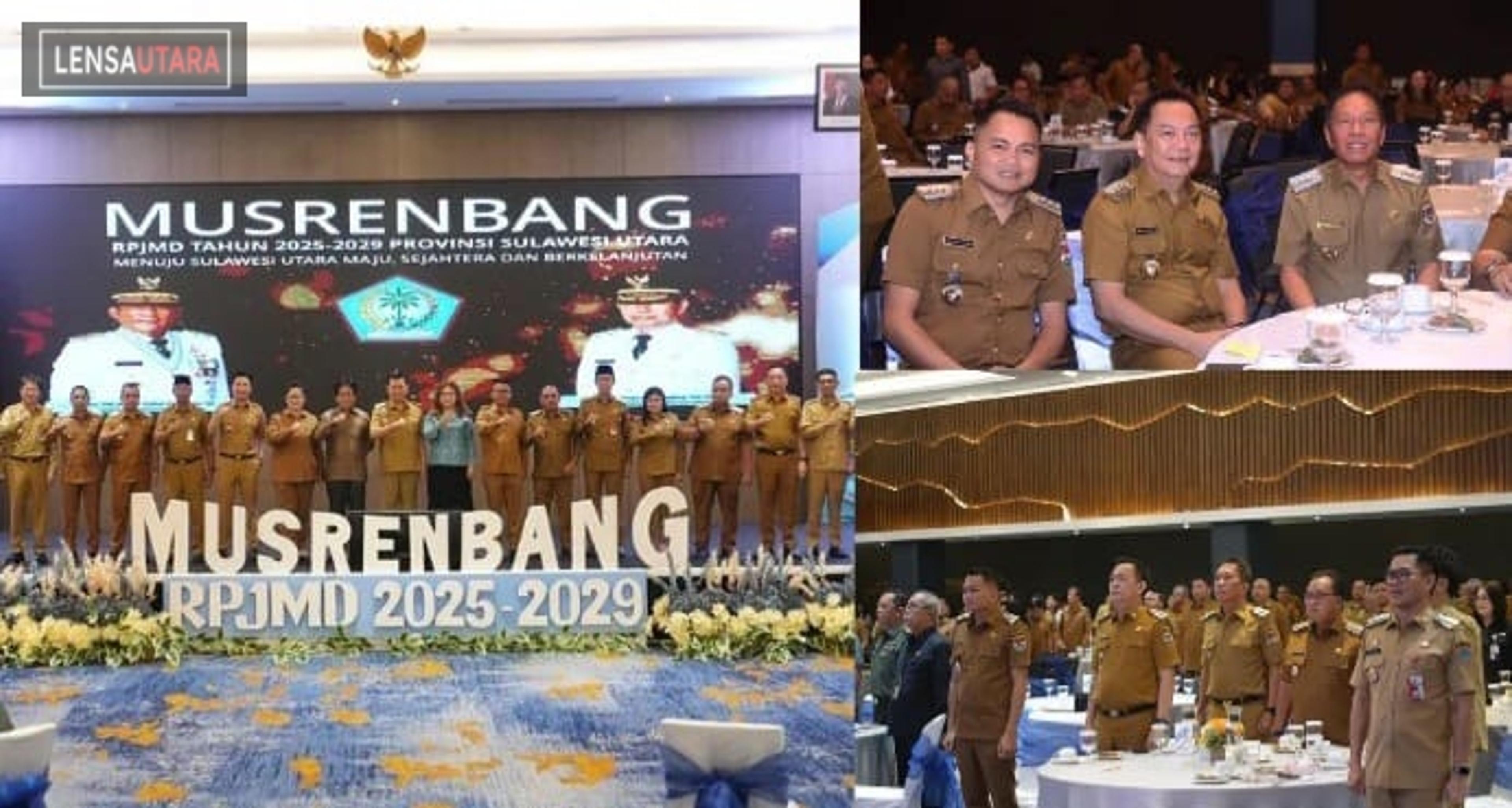 Pemprov Sulut Gelar Musrenbang RPJMD 2025-2029, Walikota Tomohon Ikut Hadir