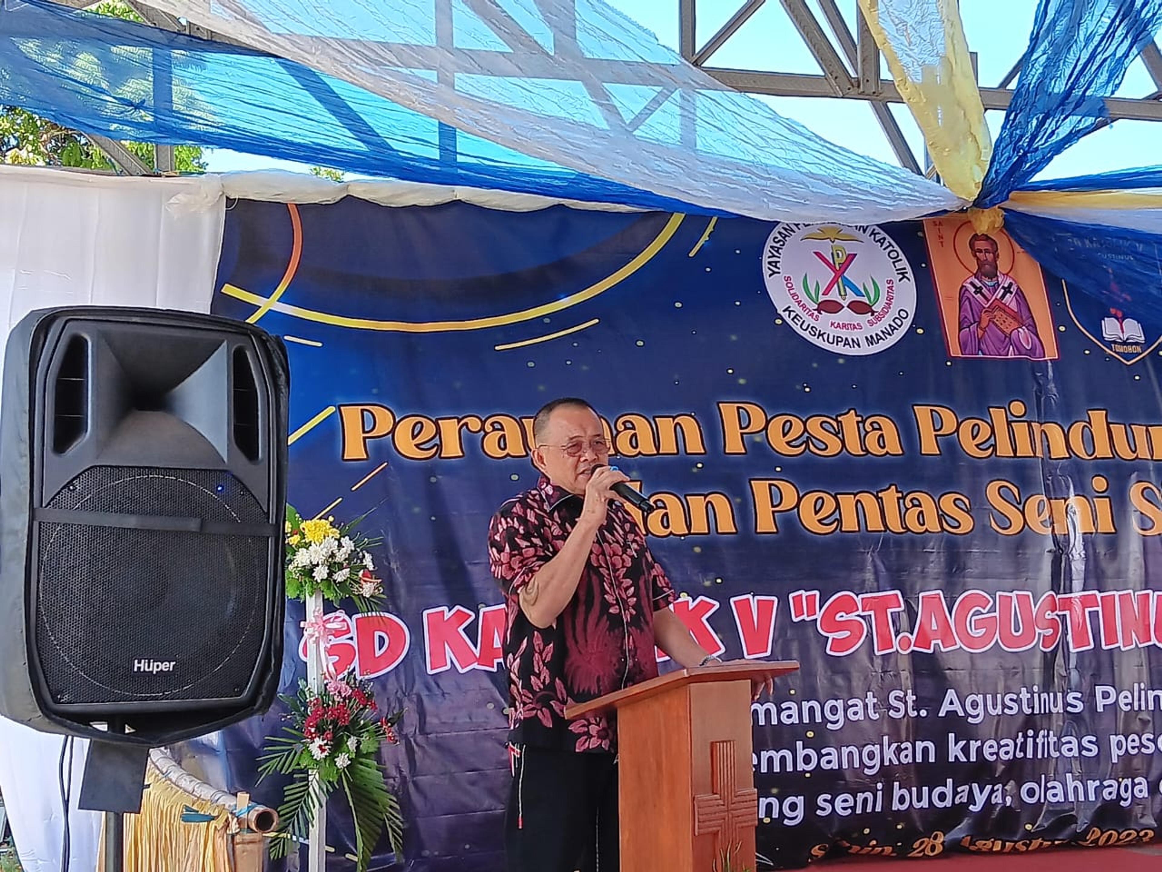 Perayaan Pesta Pelindung SD Katolik V, Lumentut: Pertahankan Kualitas dan Terus Berkembang