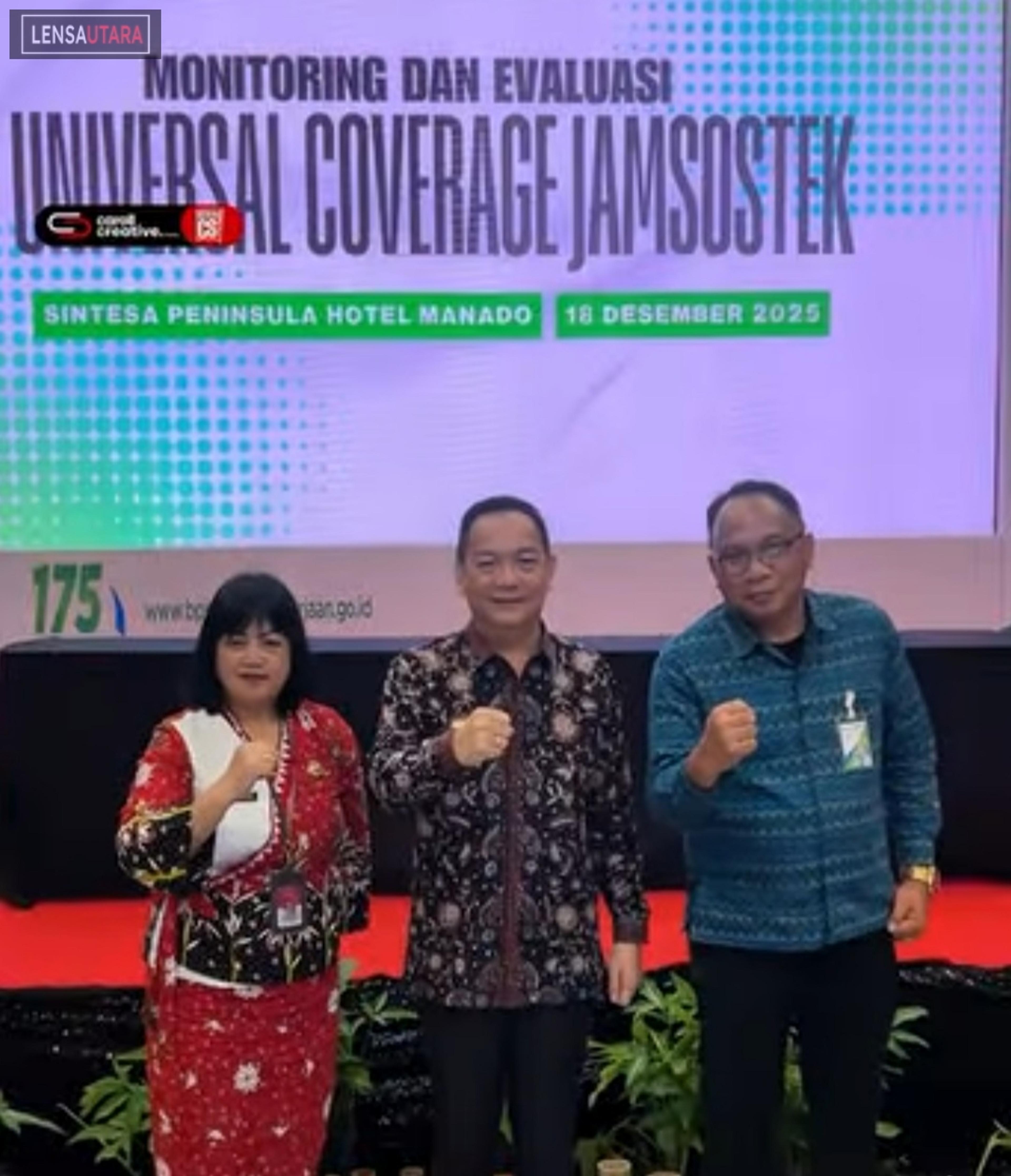 Monitoring dan Evaluasi Universal Coverage Jamsostek Sulut Digelar, Wali Kota Tomohon Ikut Hadir