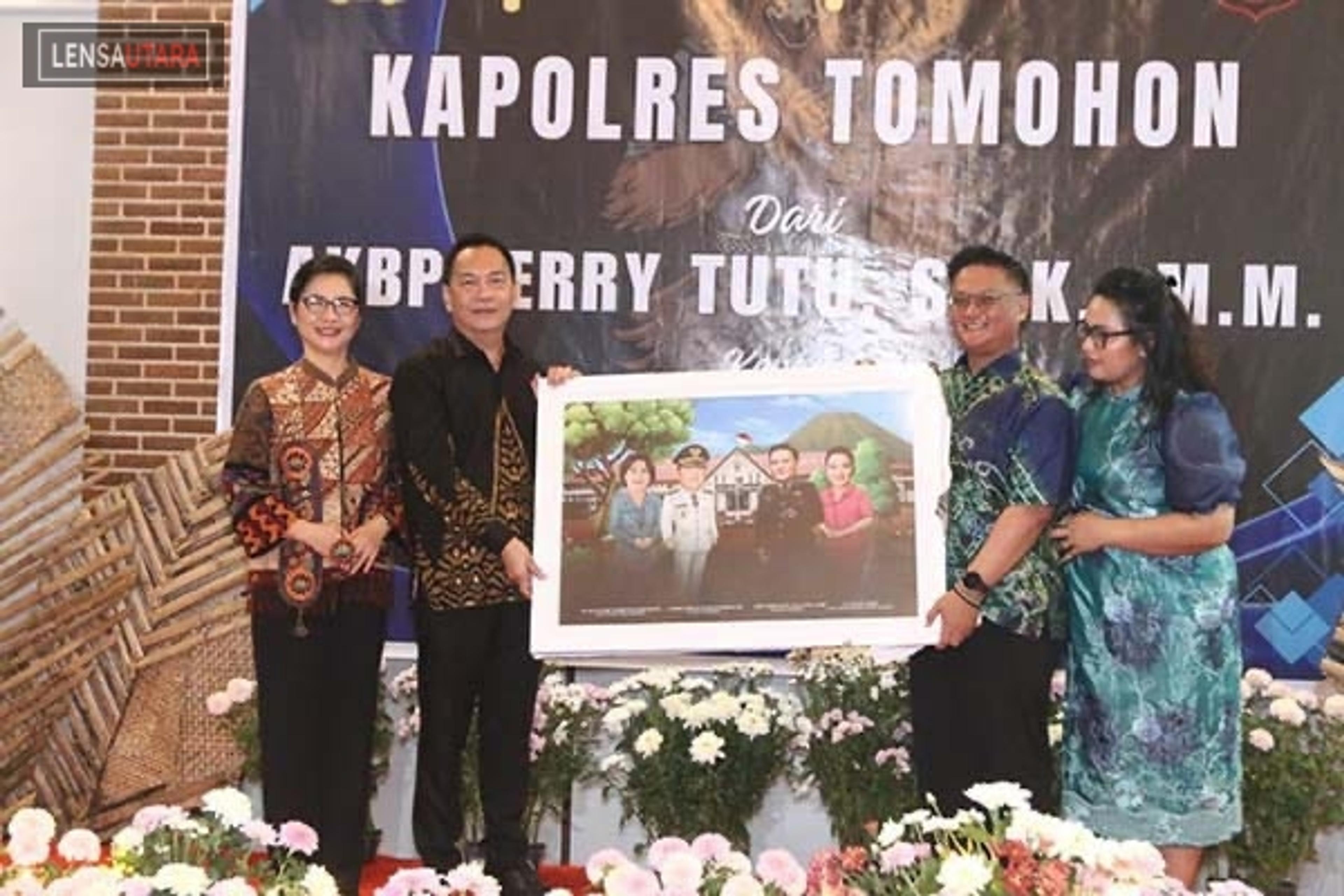 Kenal Pamit Kapolres Tomohon, Walikota: Terima Kasih AKBP Lerry Tutu, Selamat Datang AKBP Nur Kholis