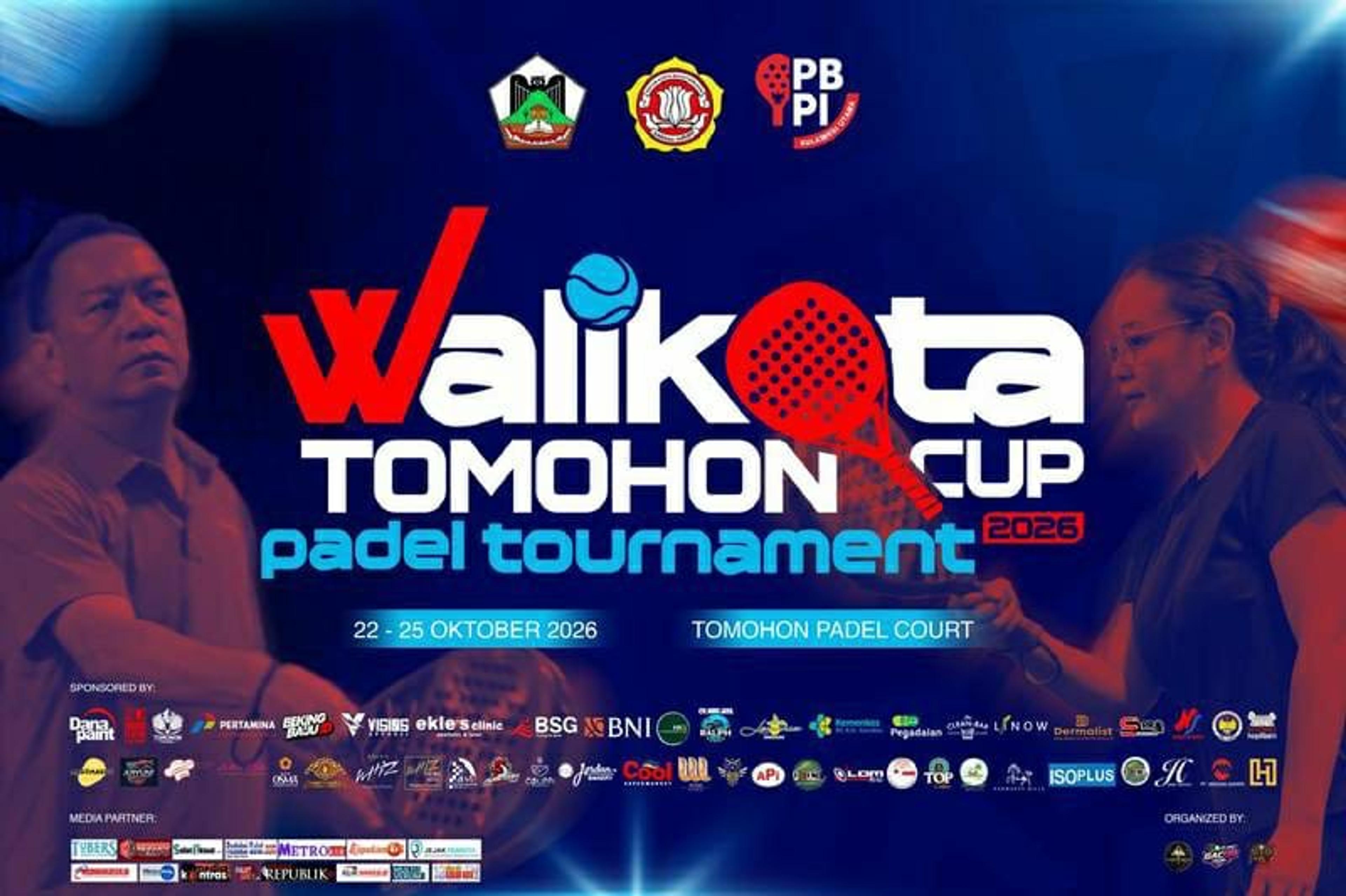 Dorong Sport Tourism, Wali Kota Tomohon Cup Padel Tournament 2026 Siap Digelar