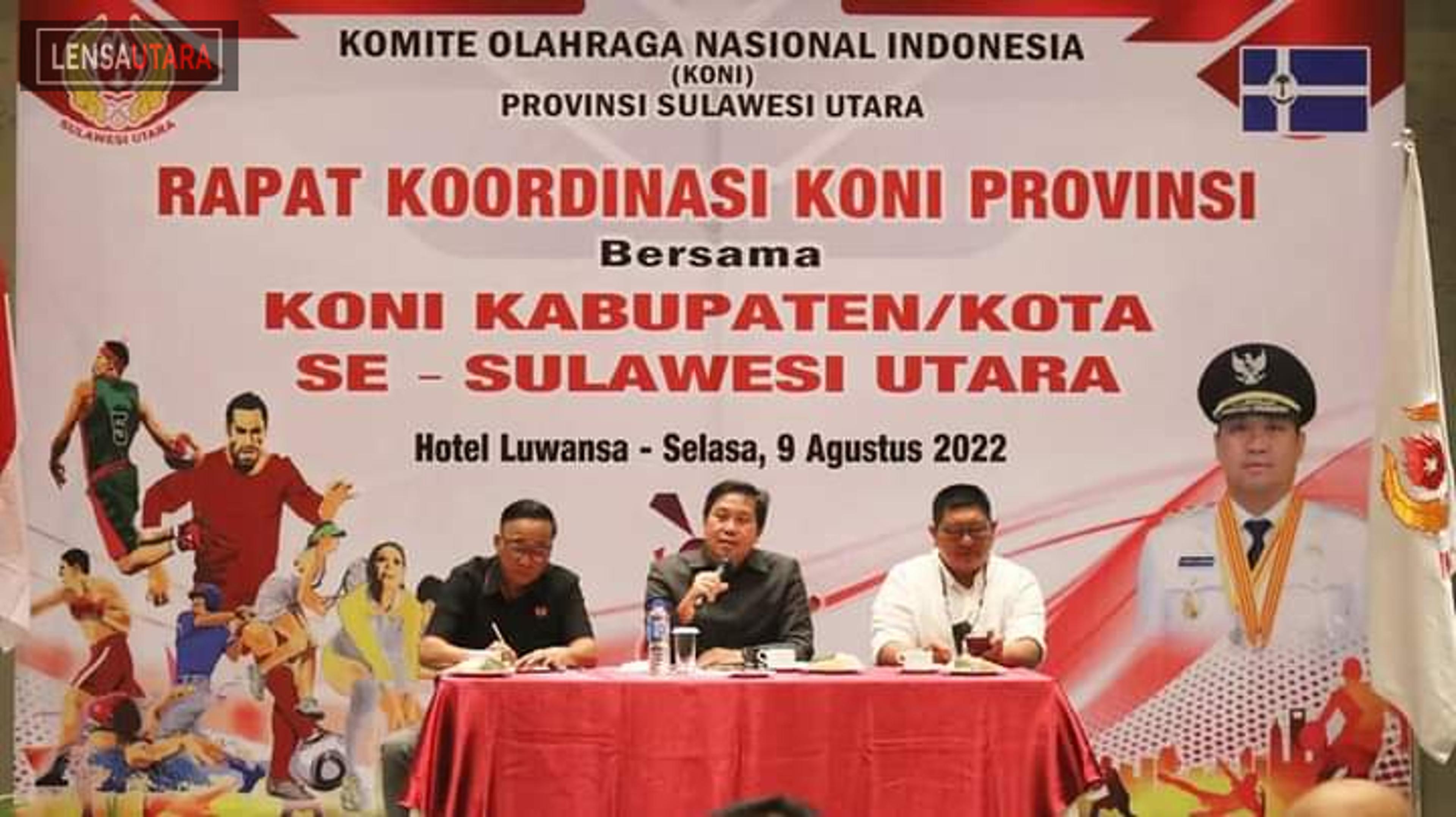 KONI Sulut Gelar Rakor, Bahas Persiapan Porprov di Bolmong