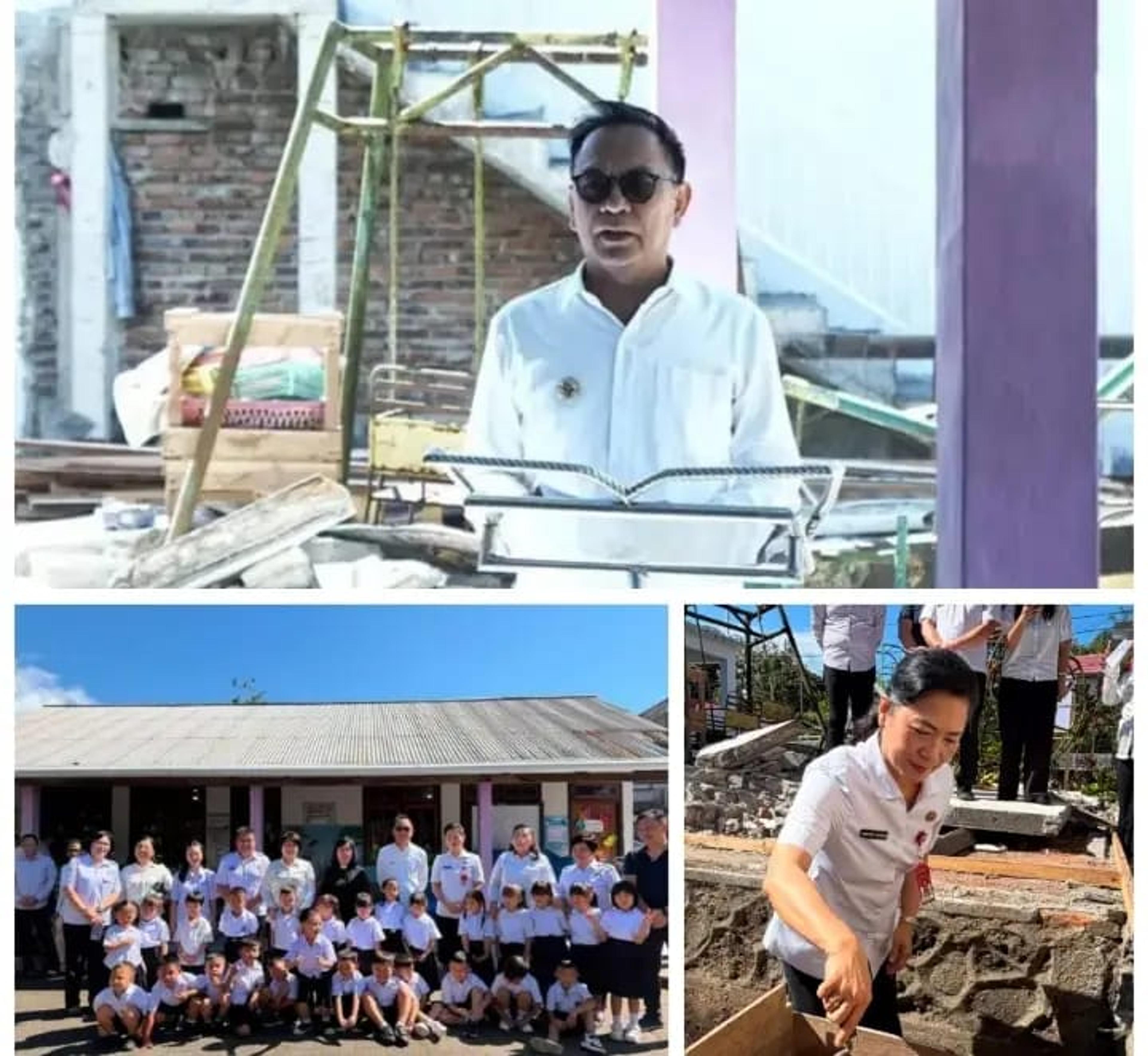 TK GMIM Lidia Kakaskasen Dua Direvitalisasi, Caroll Senduk Berharap Tingkatkan Kualitas Sarana Pendidikan