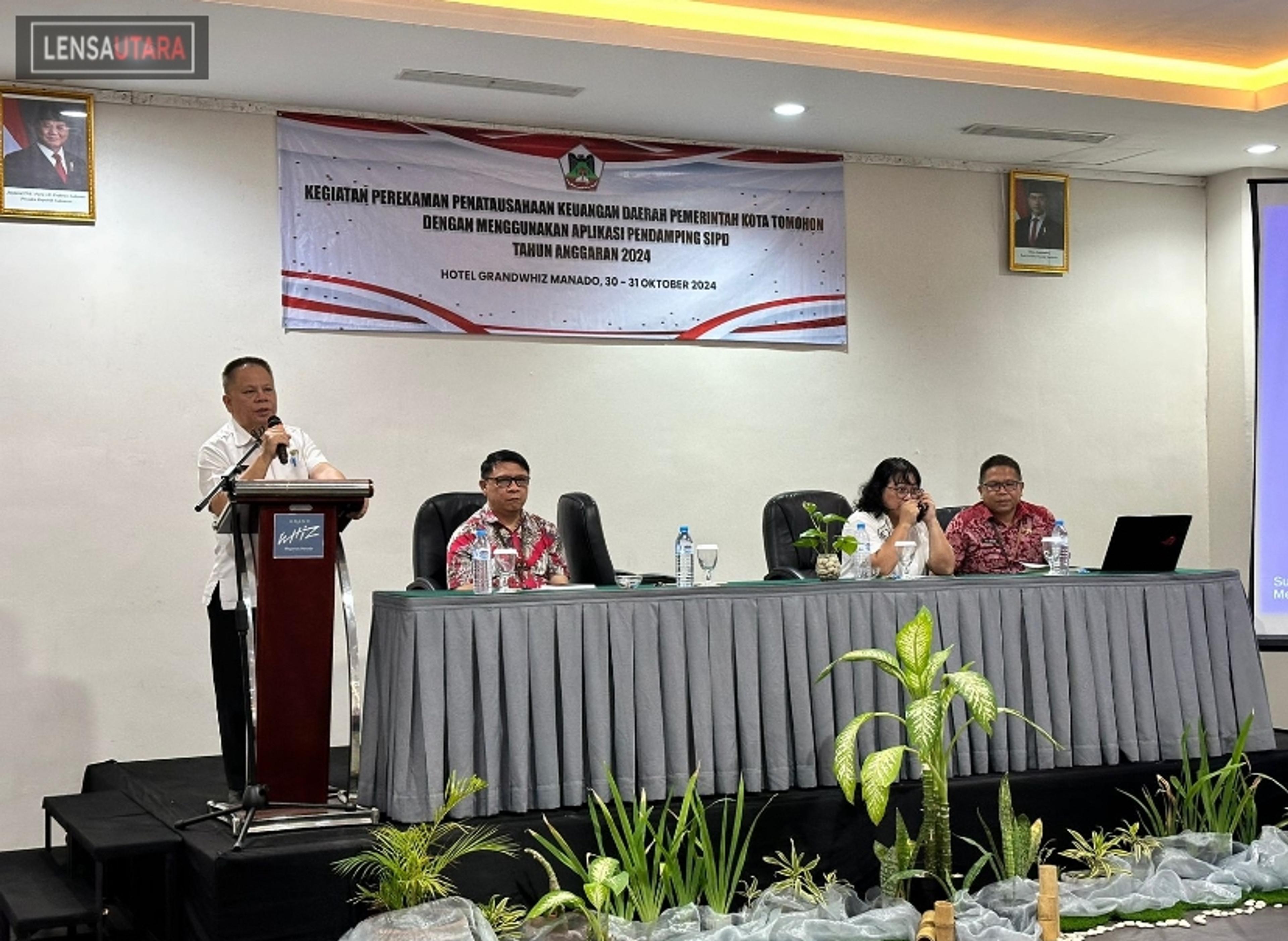 Pemkot Tomohon Gelar Perekaman Penatausahaan Keuangan Daerah