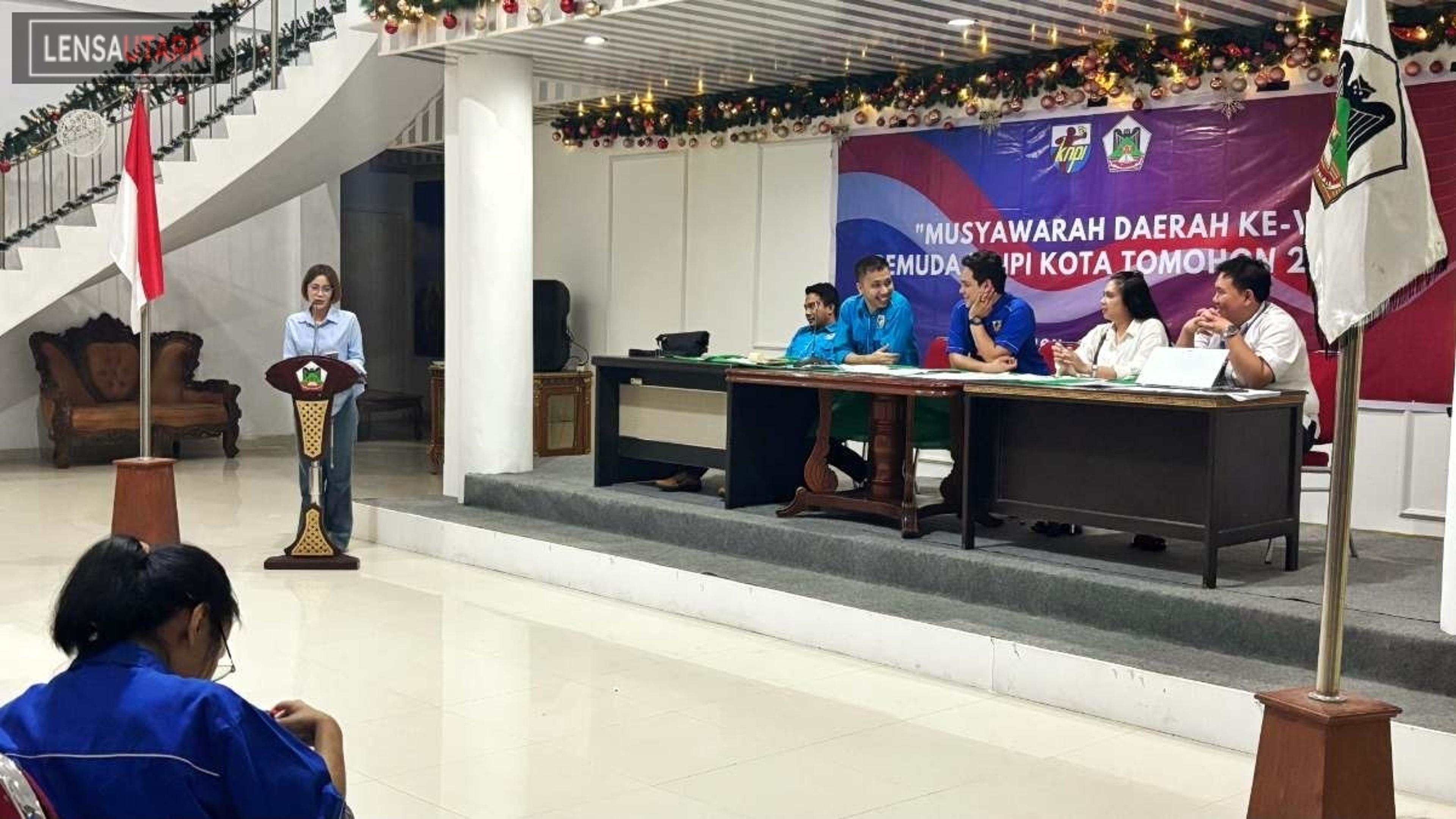 Syalom Mokorimban Terpilih Jadi Ketua KNPI Tomohon 2025-2028