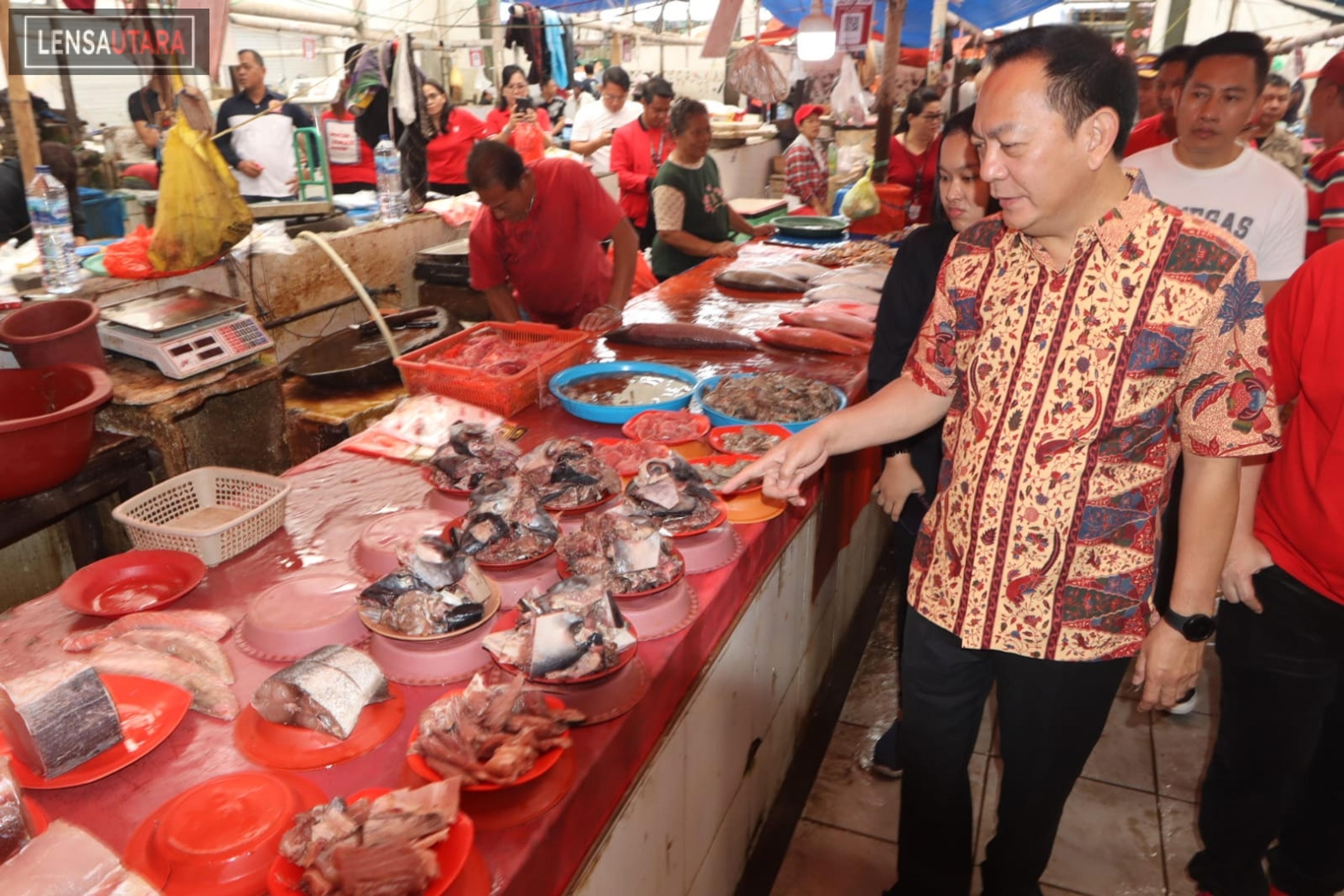 Caroll Senduk Pantau Langsung Ketersediaan Pangan Jelang Idul Fitri