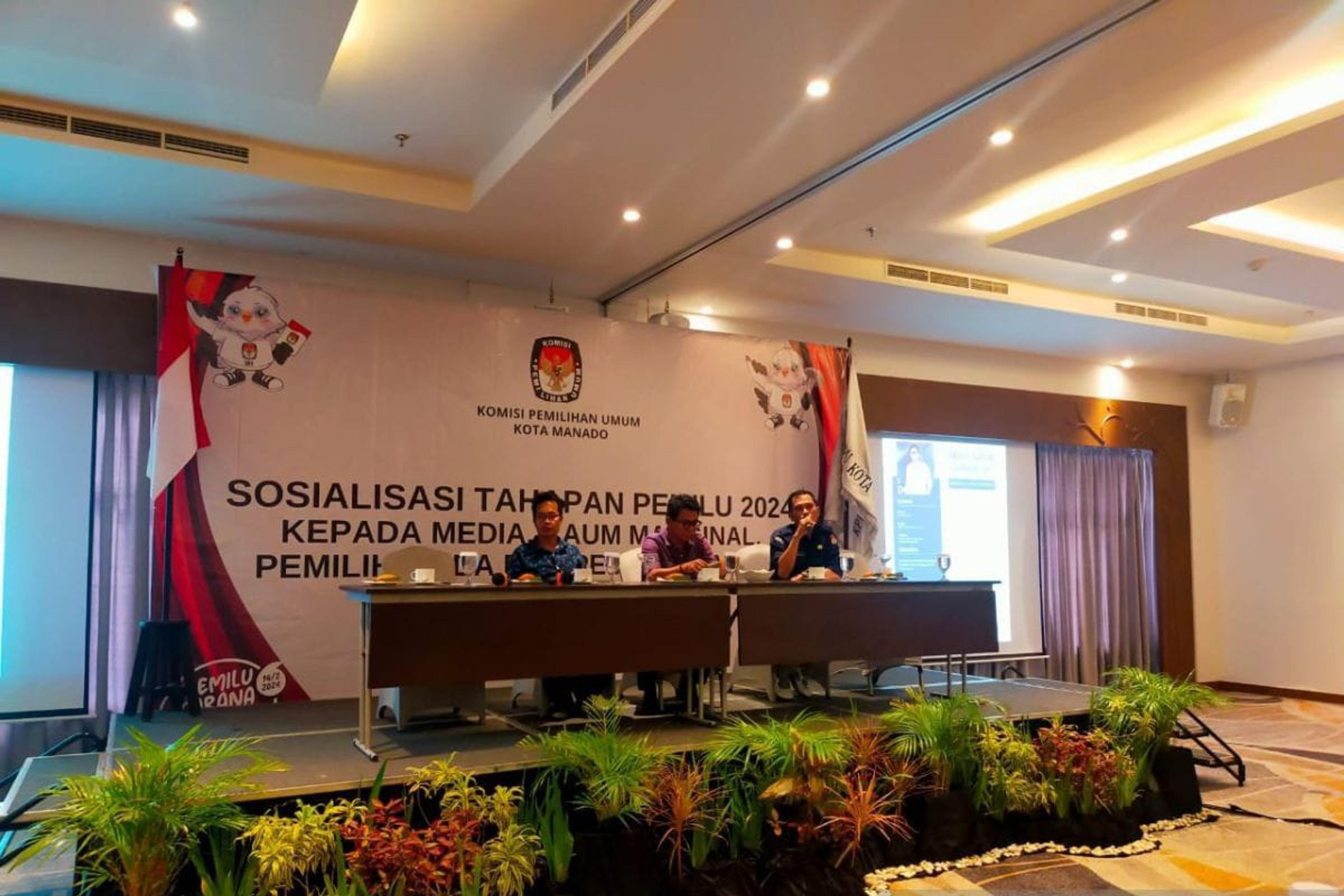 KPU Manado Intensifkan Sosialisasi Pemilu 2024