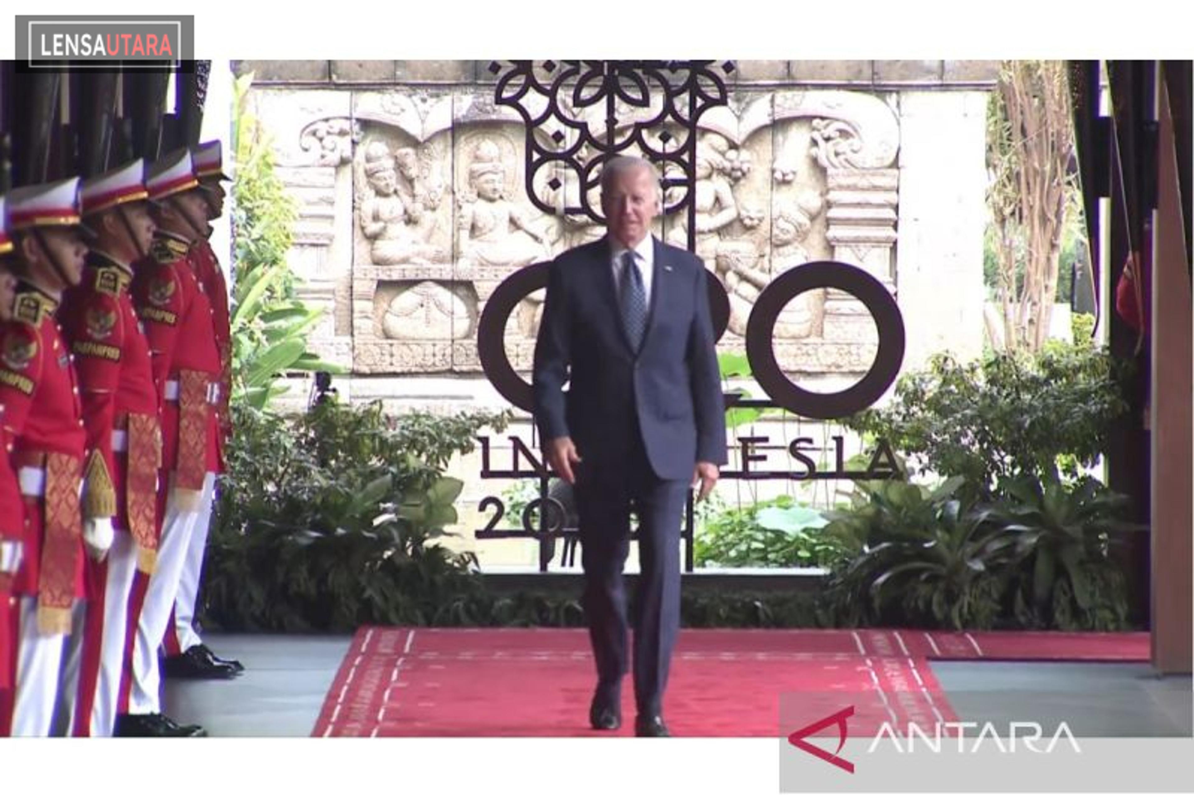 Presiden Biden Tiba Paling Akhir di KTT G20