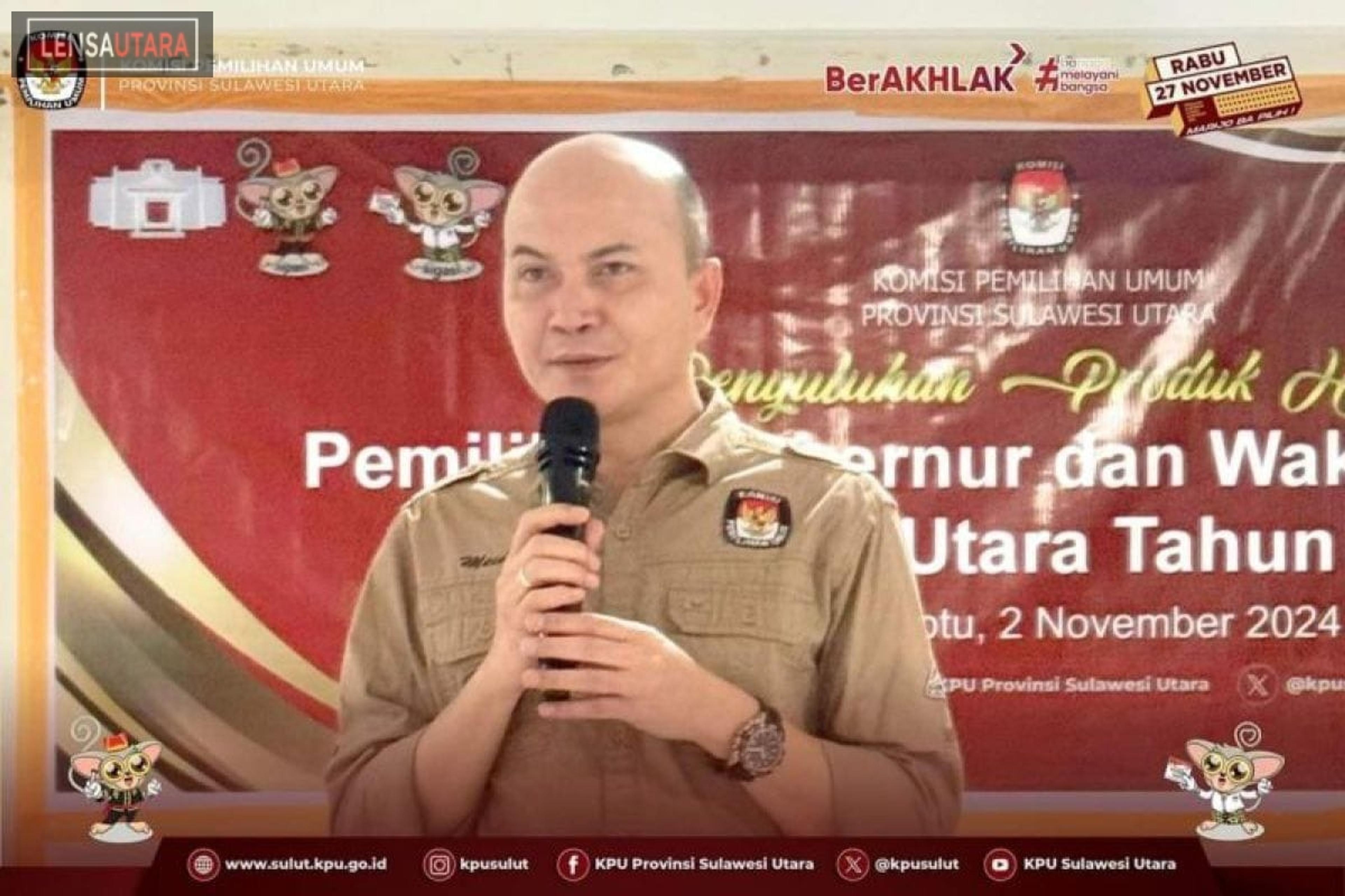 KPU Sulut Sasar Parpol dan Ormas Pahami Produk Hukum Pilkada