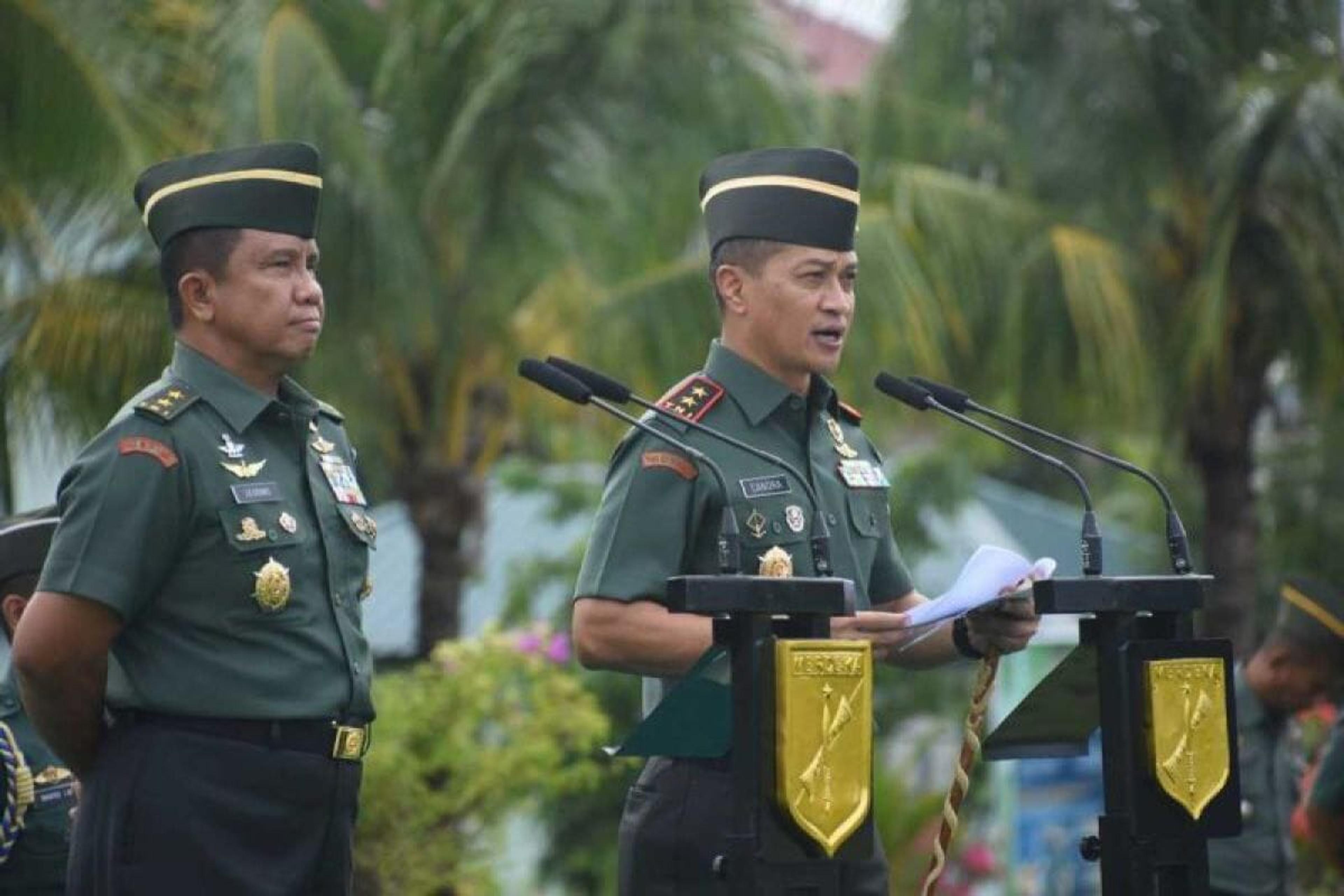 Pangdam XIII/Merdeka Ajak Prajurit Jaga Nama Baik Kodam