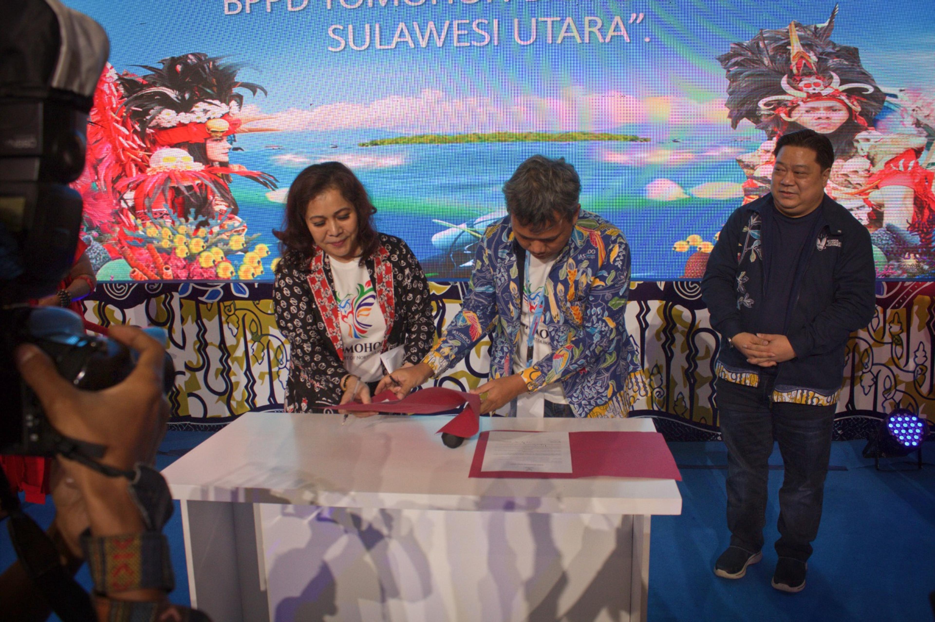 Perkuat Kerjasama Pariwisata, BPPD Tomohon Jalin MoU dengan DPD Astindo Sulut