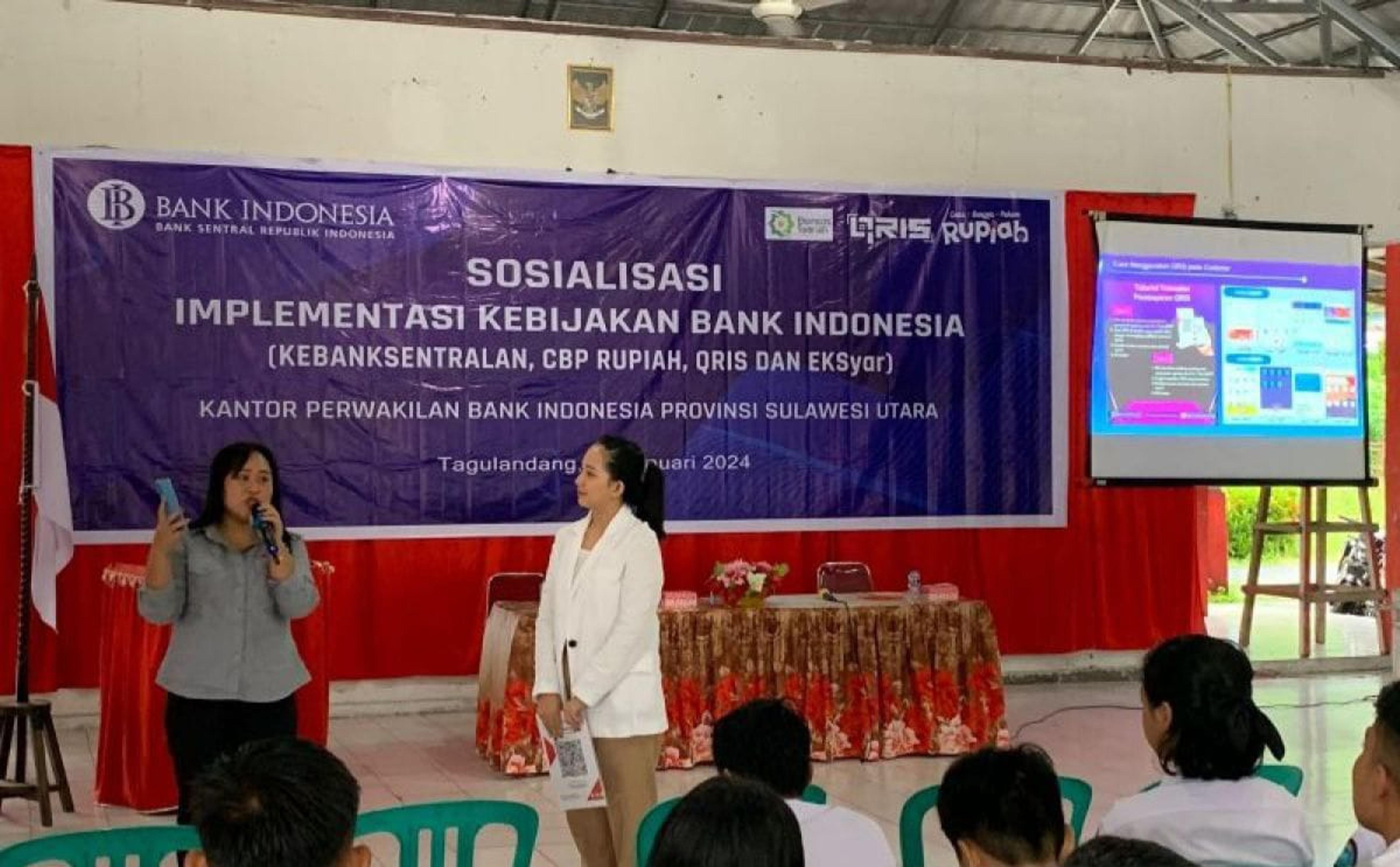 Bank Indonesia Sosialisasi CBP Rupiah di Kepulauan di Sulut