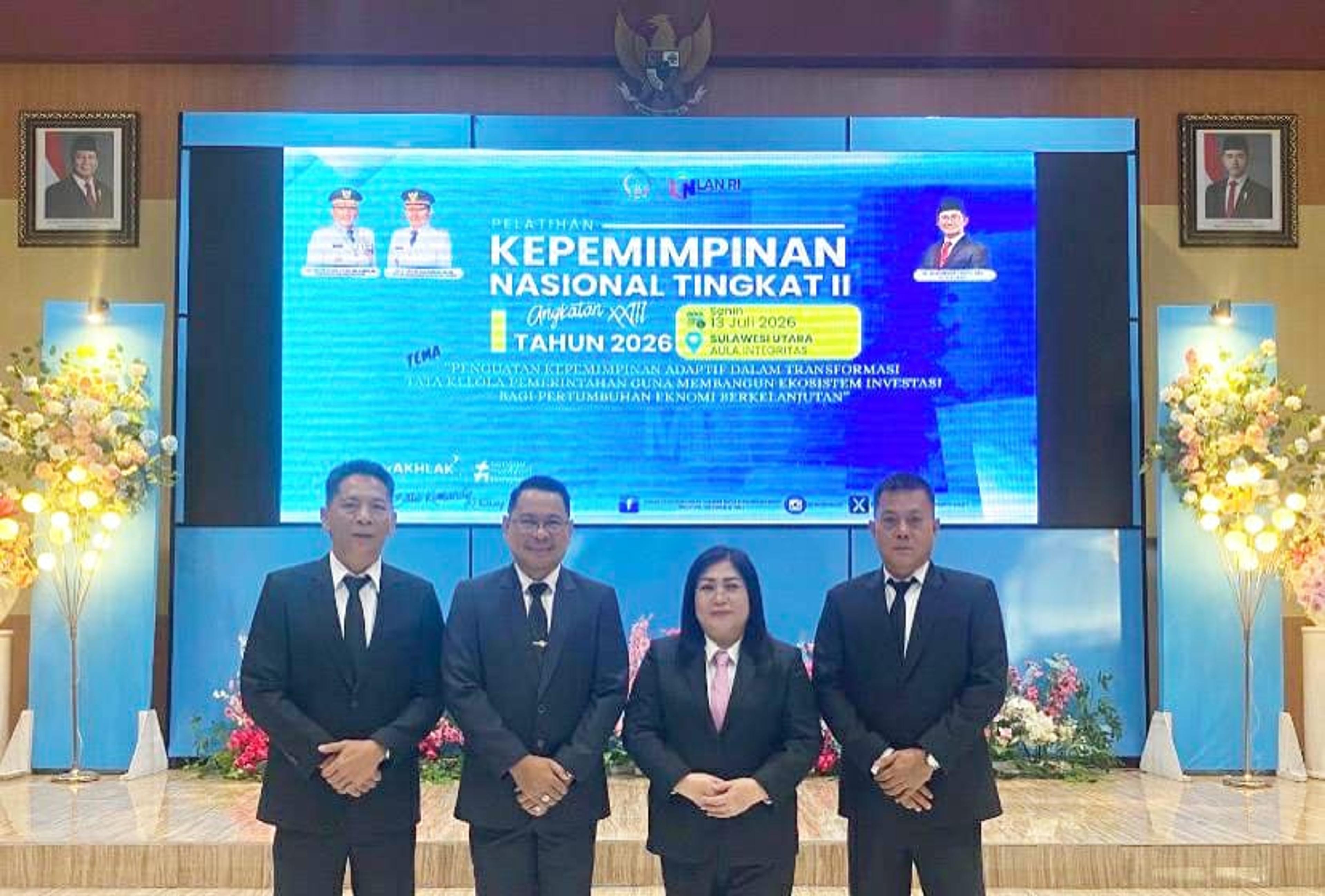 4 Pejabat Eselon II Pemkot Tomohon Ditugaskan Ikut Pelatihan Kepemimpinan Nasional