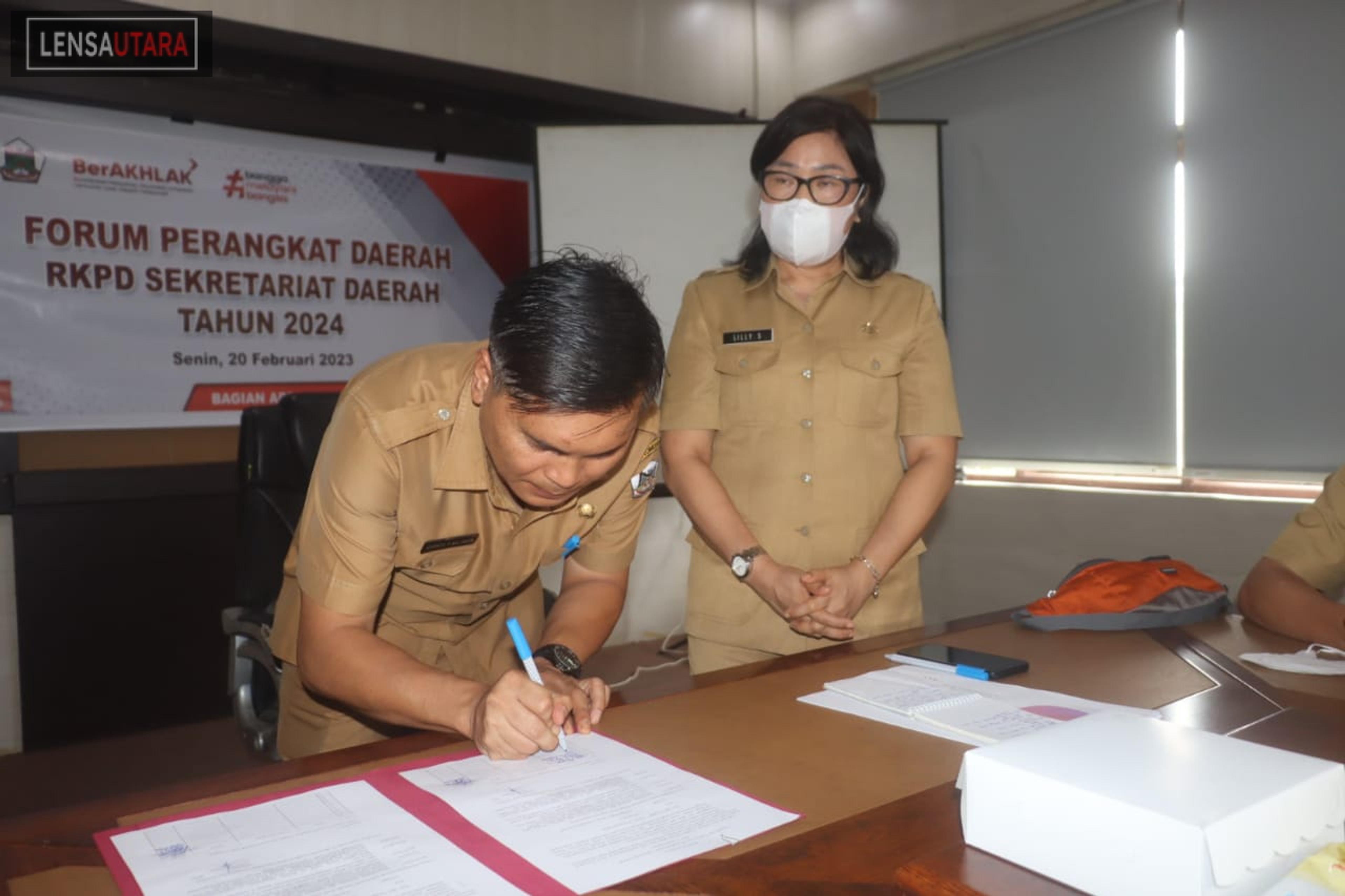 Bahas Penyusunan RKPD, Pemkot Tomohon Gelar Forum Perangkat Daerah