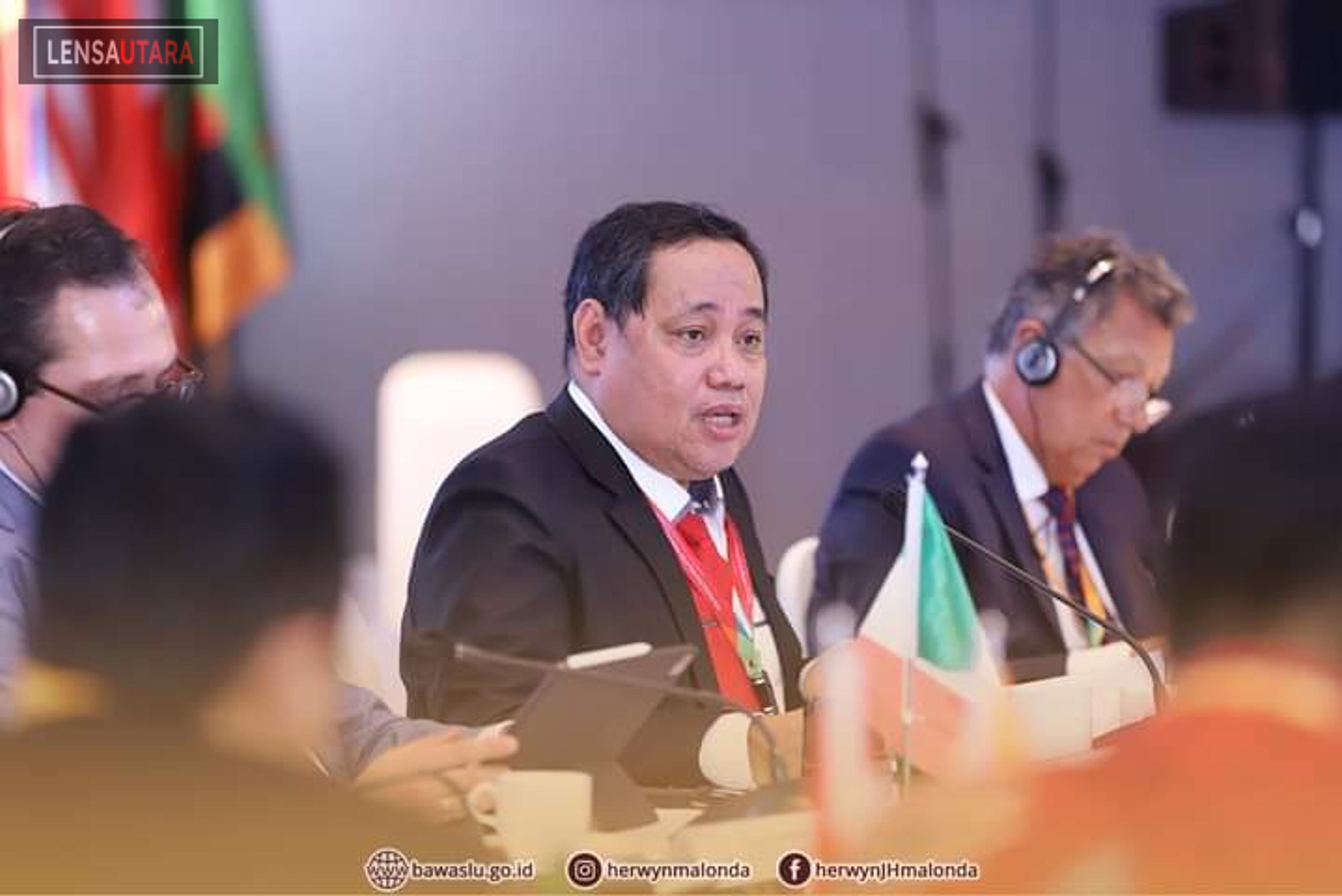 Anggota Bawaslu RI asal Sulut Herwyn Malonda Jadi Pembicara Jaringan Global Keadilan Pemilu