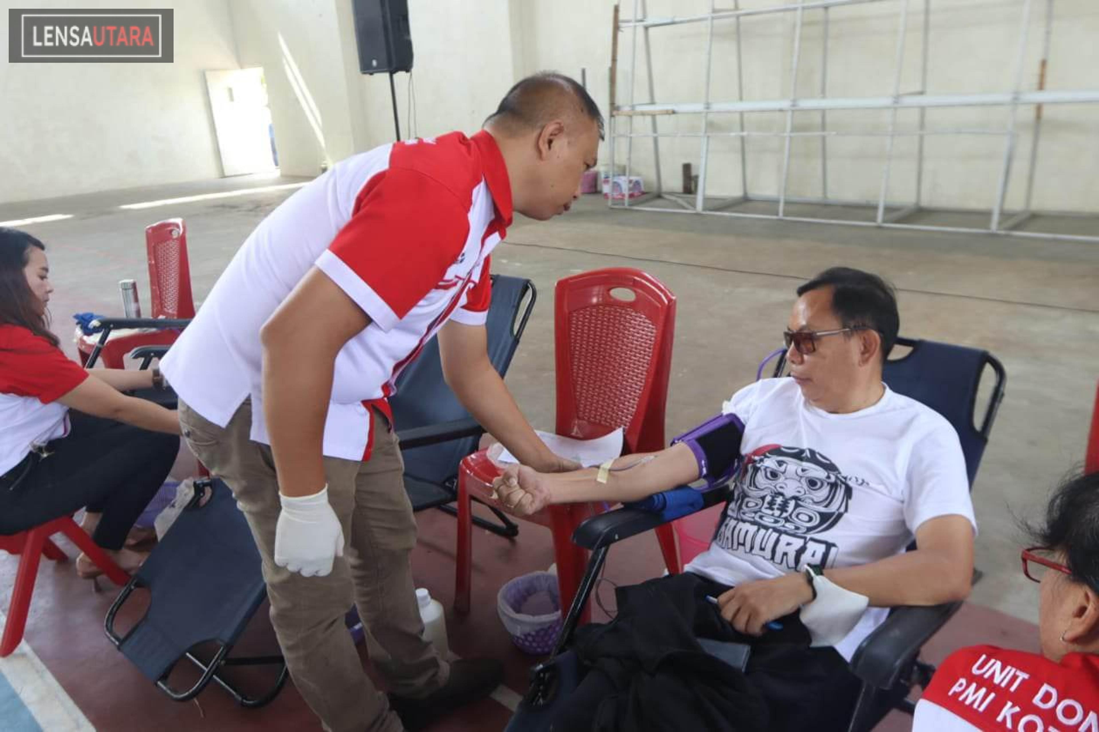 Untuk Kepedulian Sosial, PMI Tomohon Gelar Kegiatan Donor Darah