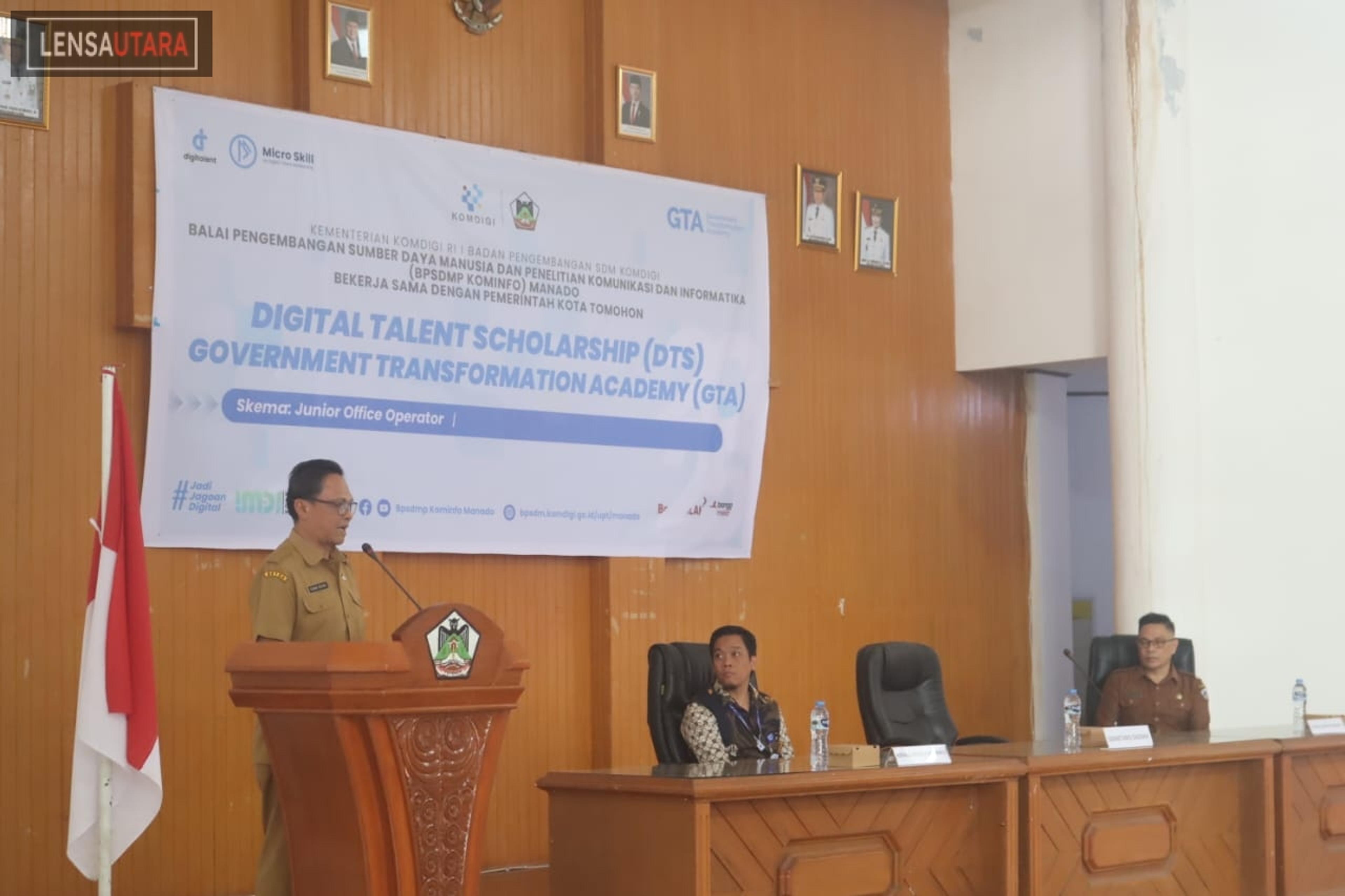Pemkot Tomohon Gelar Pelatihan Digitalisasi untuk ASN