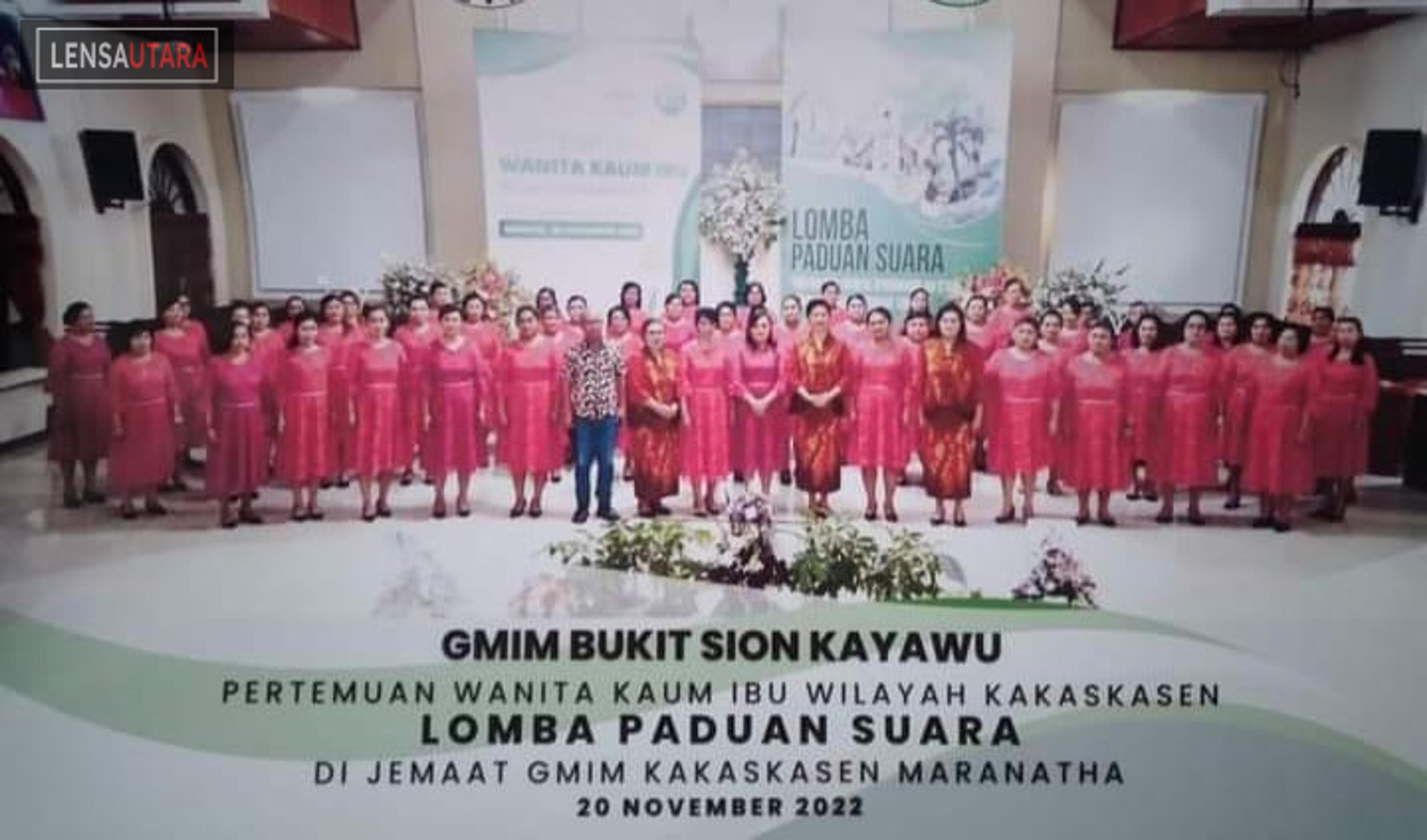 Jemaat Pniel Juara Lomba Paduan Suara WKI Se Wilayah Kakaskasen