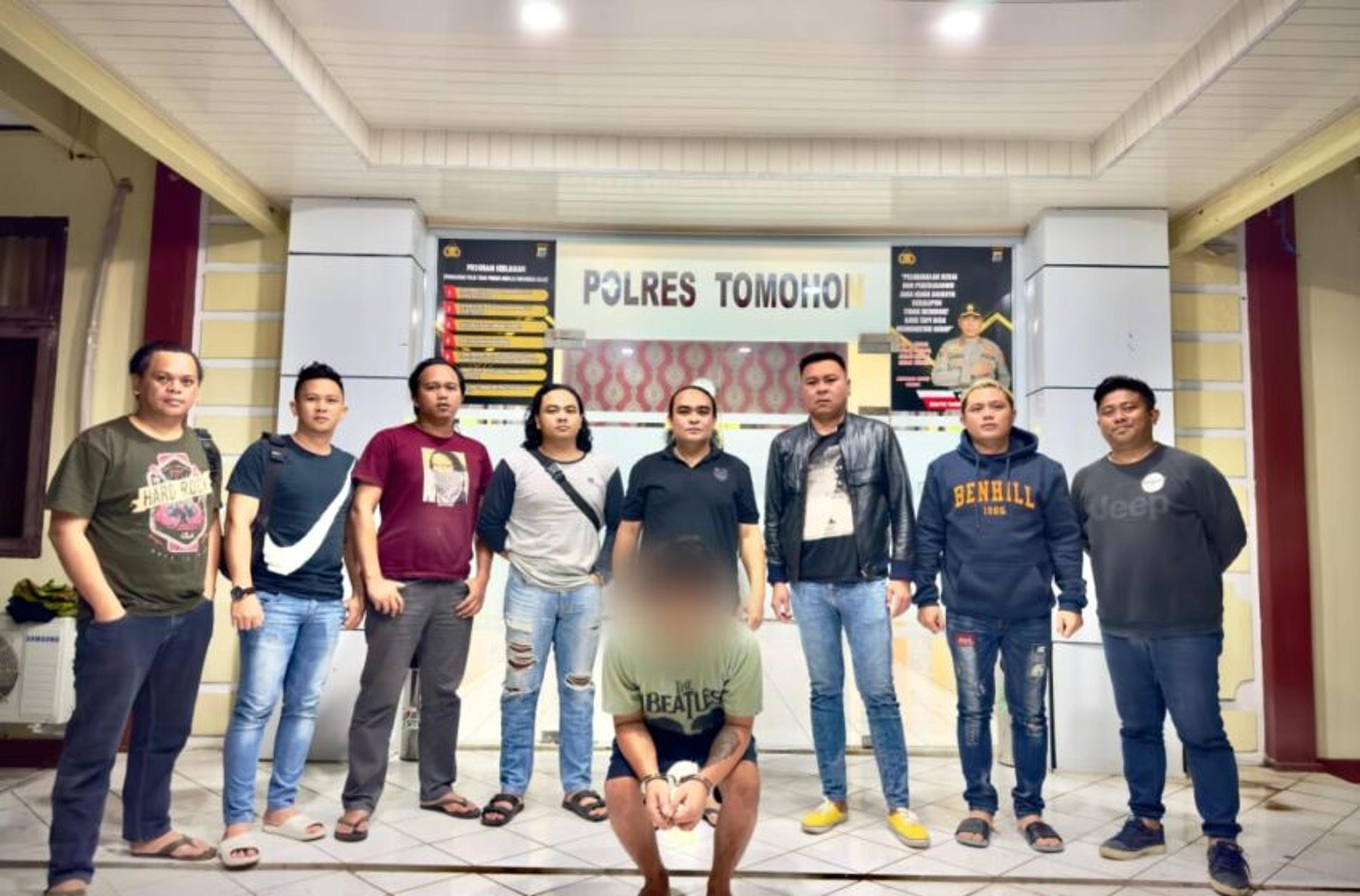 Tim Buser Polres Tomohon Berhasil Sergap Terduga Pelaku Pemerkosaan
