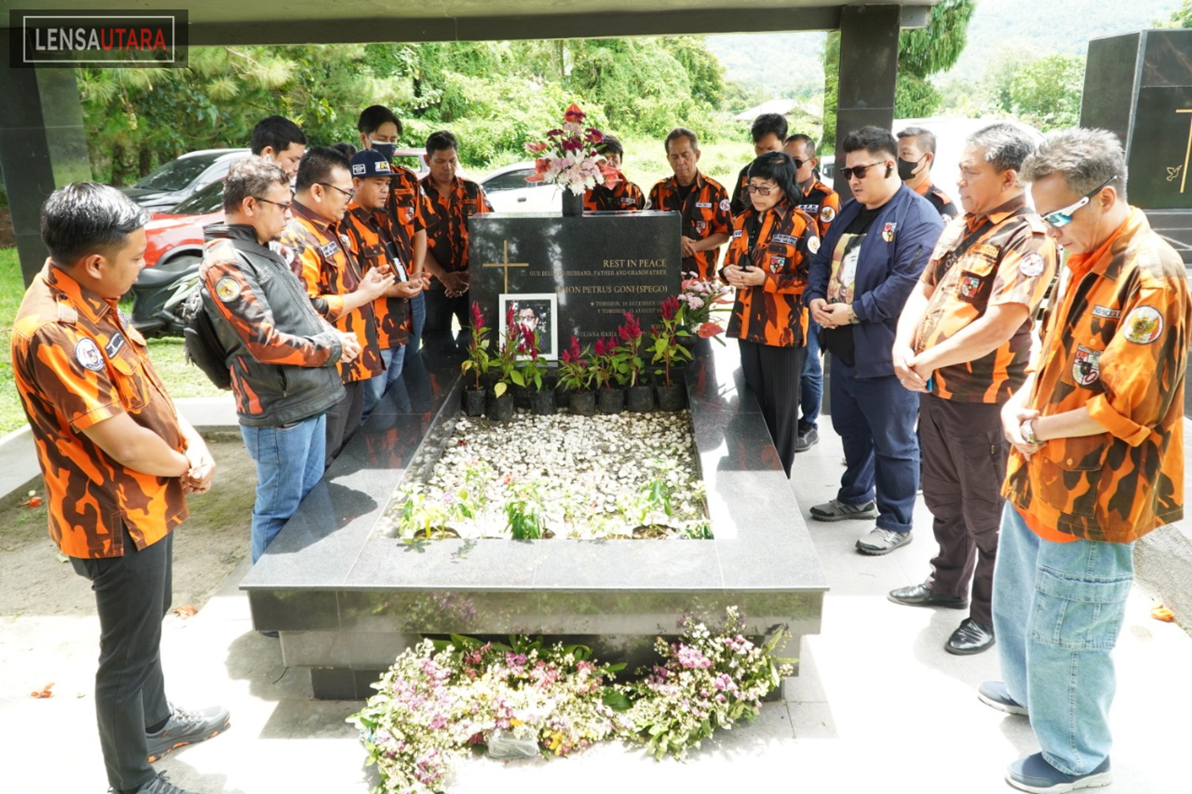 Majelis Pimpinan Nasional Pemuda Pancasila Ziarah ke Makam Spego Goni