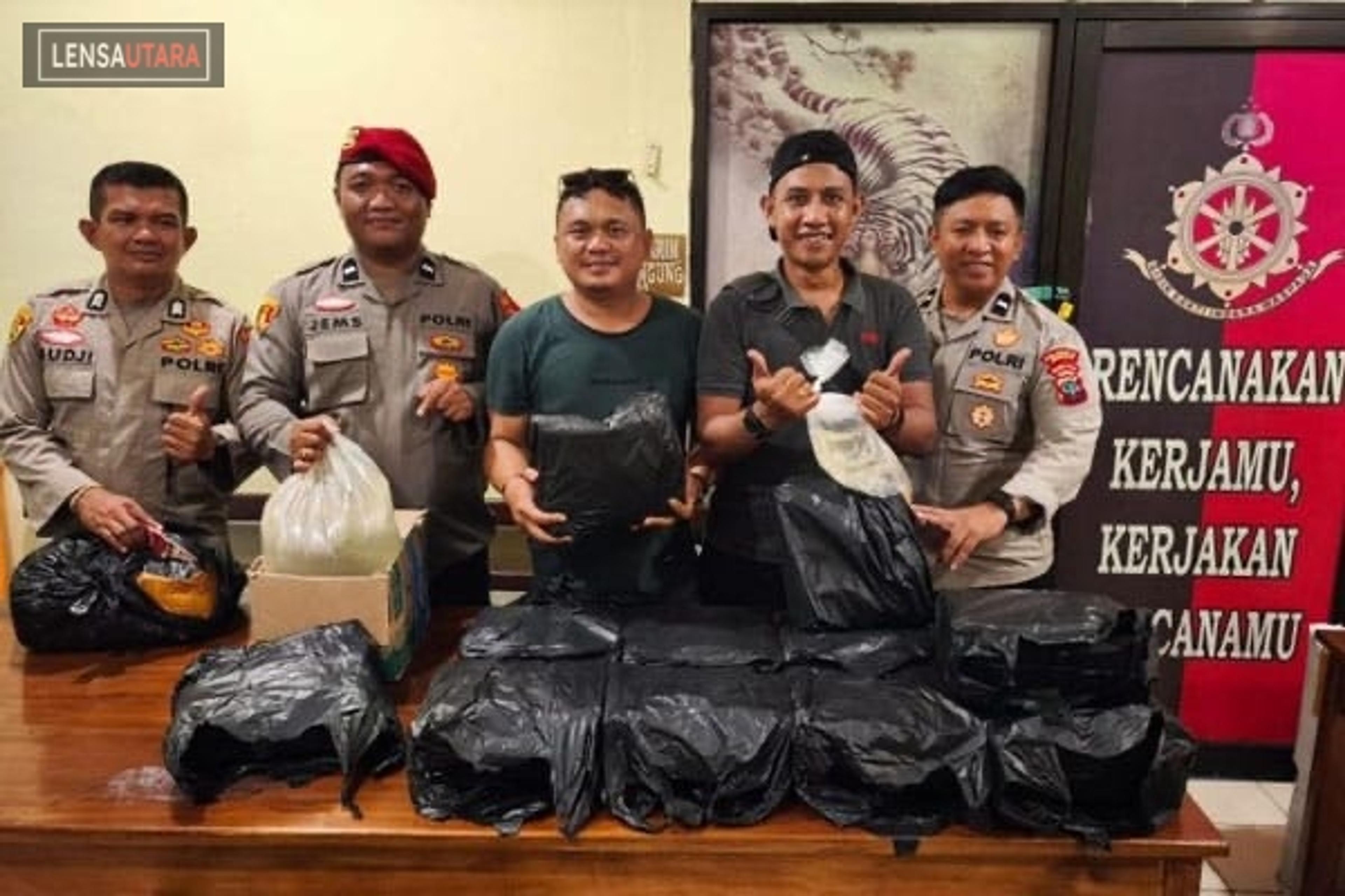 Polsek Kawasan Pelabuhan Manado Gelar Operasi, Amankan 100 Liter Cap Tikus