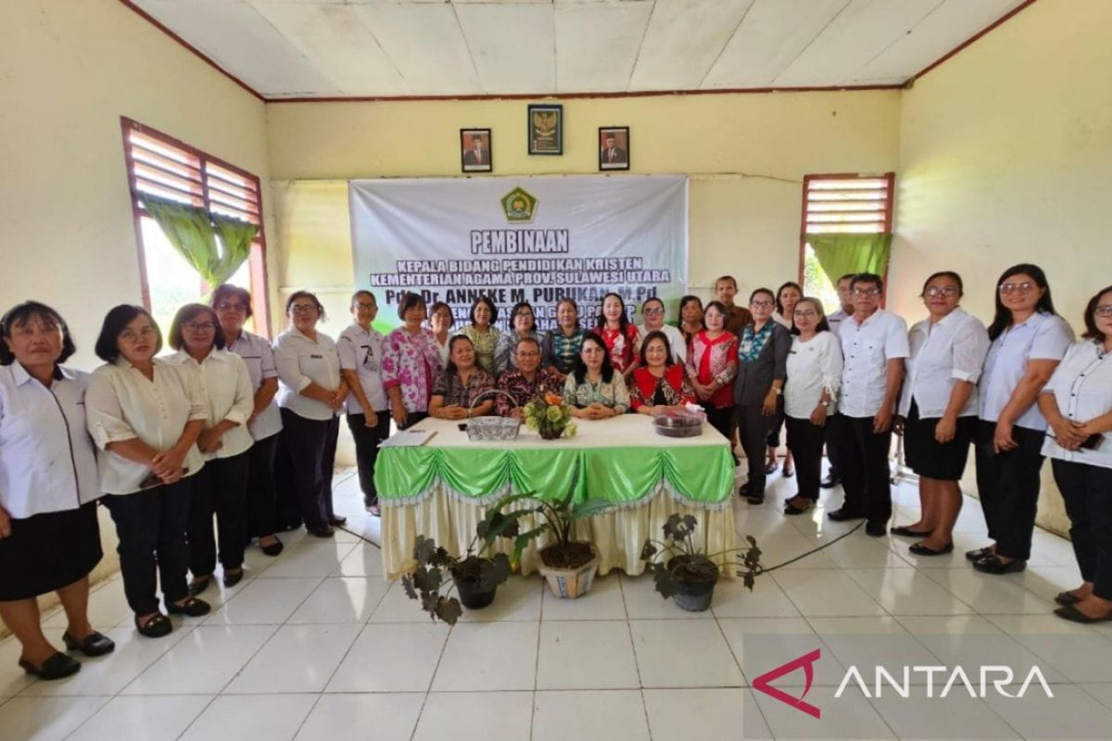 Kemenag Sulut Tingkatkan Kualitas Tenaga Pendidik Agama Kristen