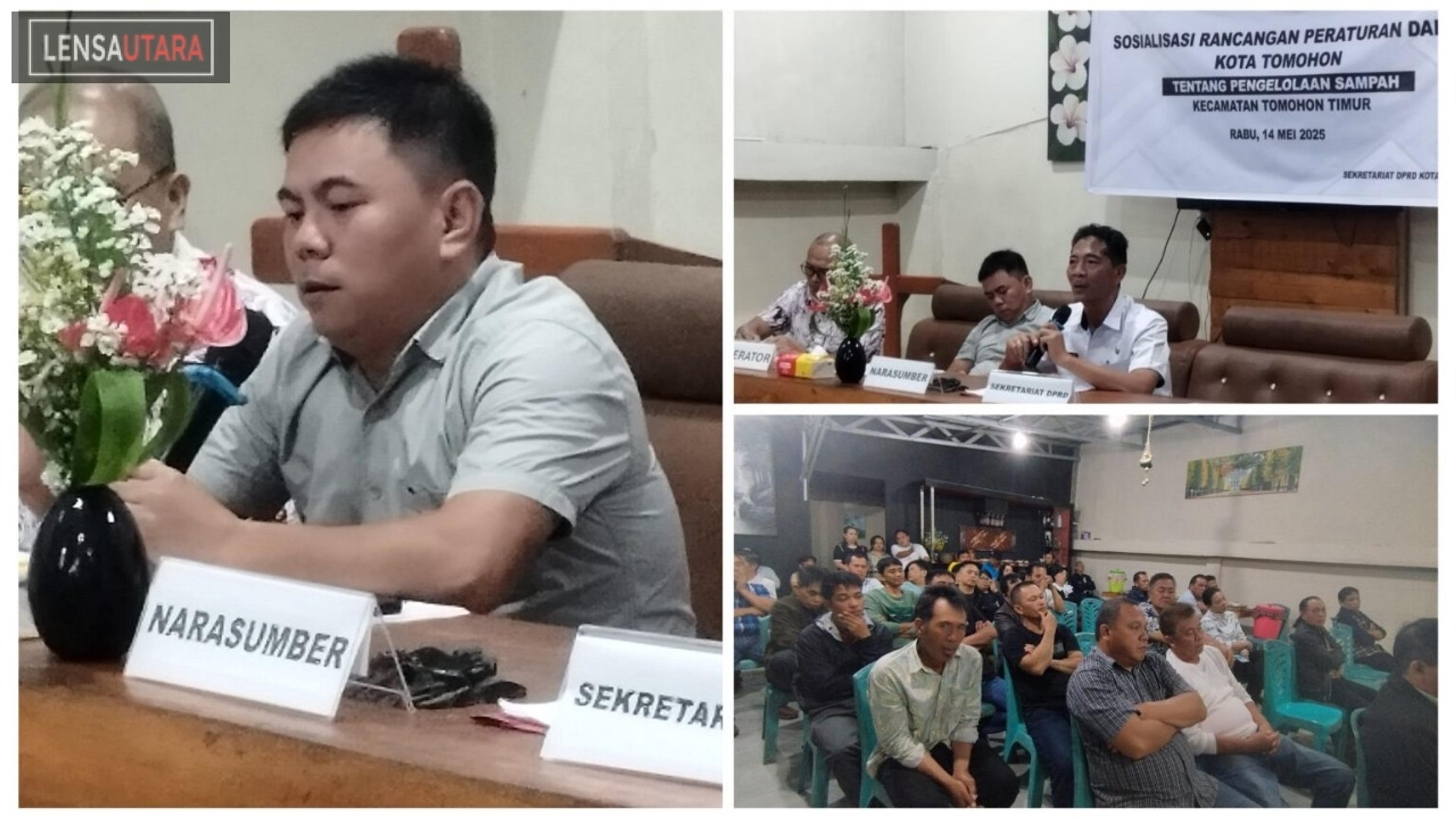 Cari Formula yang Tepat, DPRD Kota Tomohon Gencar Sosialisasi Tentang Rancangan Perda Pengelolaan Sampah
