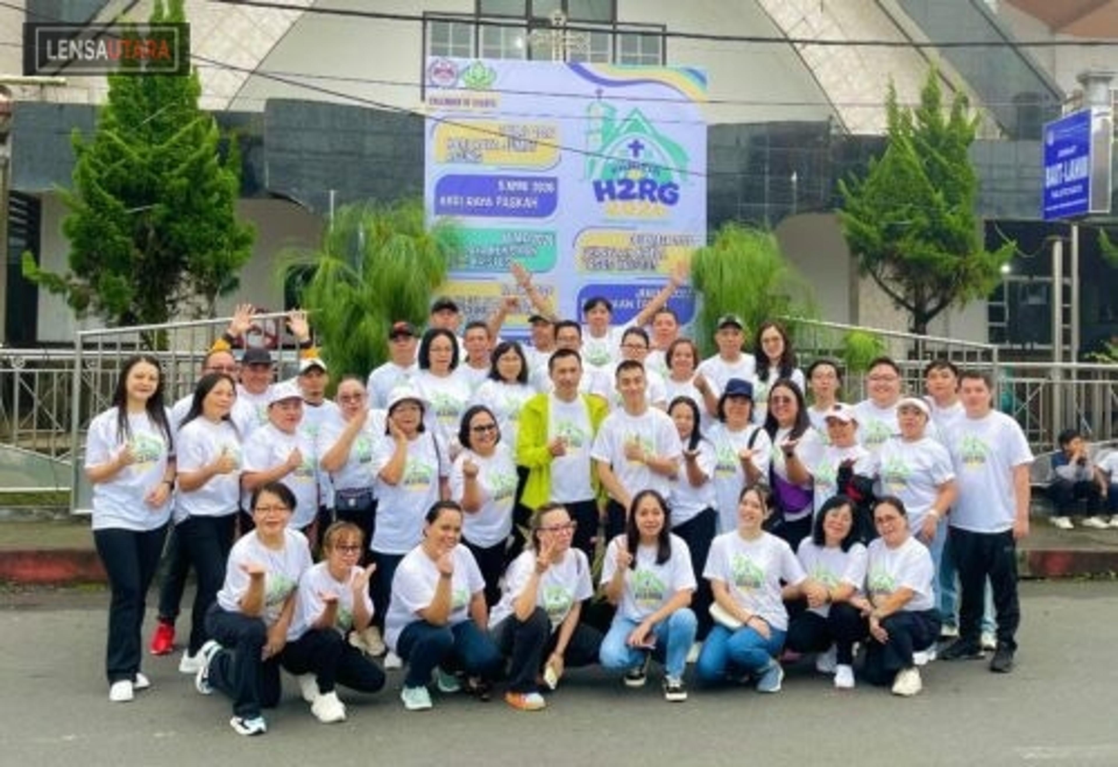 Jalan Sehat dan Pemeriksaan Kesehatan Gratis Digelar Panitia H2RG 2026 GMIM Bait Lahim Talete 1