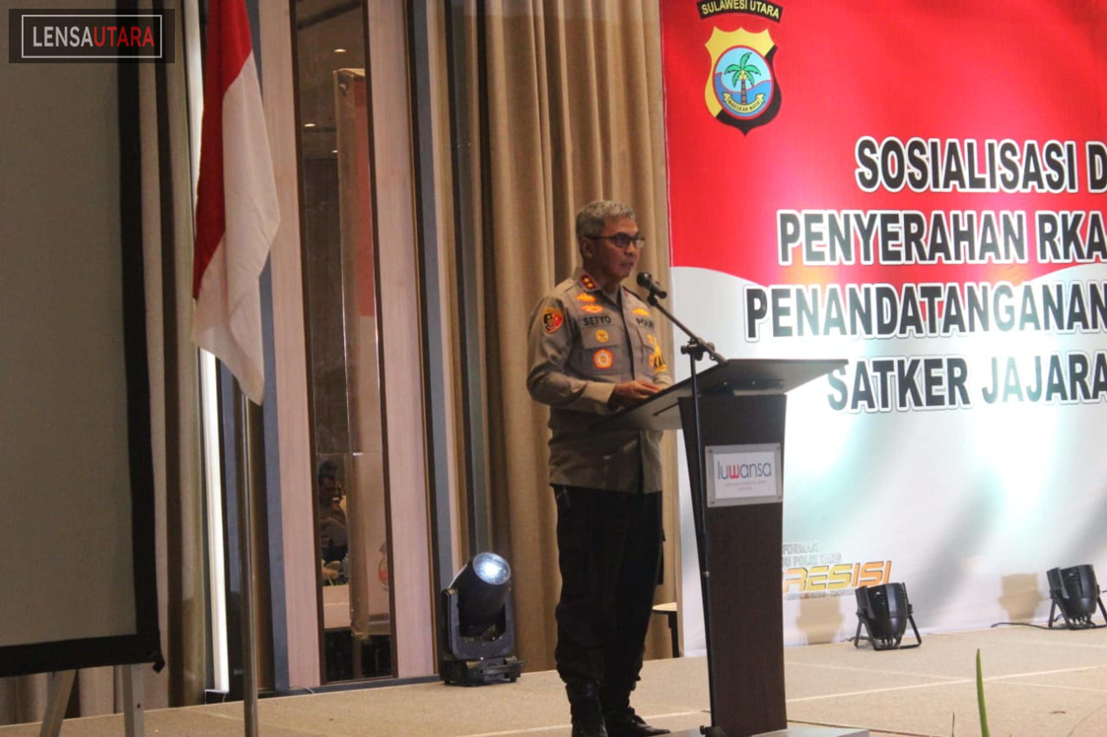 Kapolda Sulut Setyo Budianto Harapkan Anggaran 2023 Harus Efisien