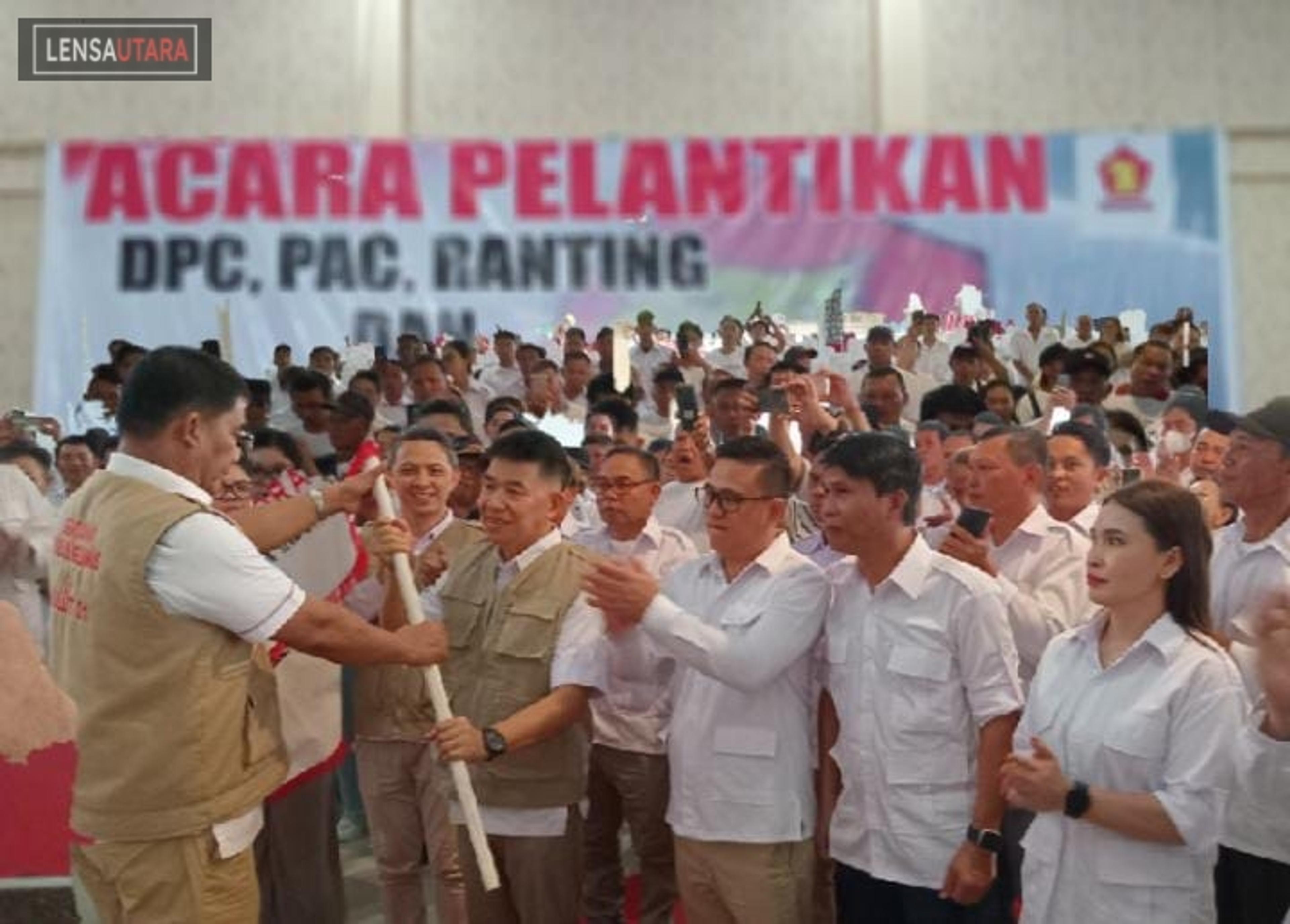 Pengurus DPC Partai Gerindra Minahasa Selatan Resmi Dilantik Oleh Ketua DPD Yulius