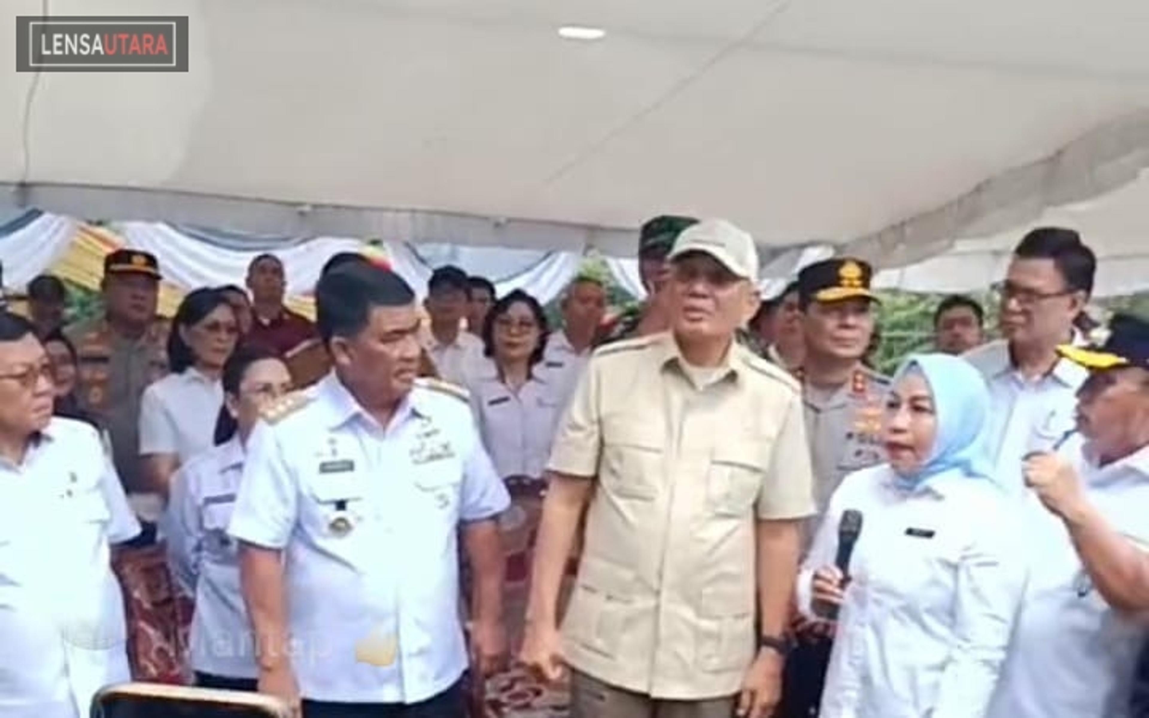 Menhan Sjafrie Sjamsoeddin Targetkan Sekolah Unggulan di Langowan Rampung 2025 Ini