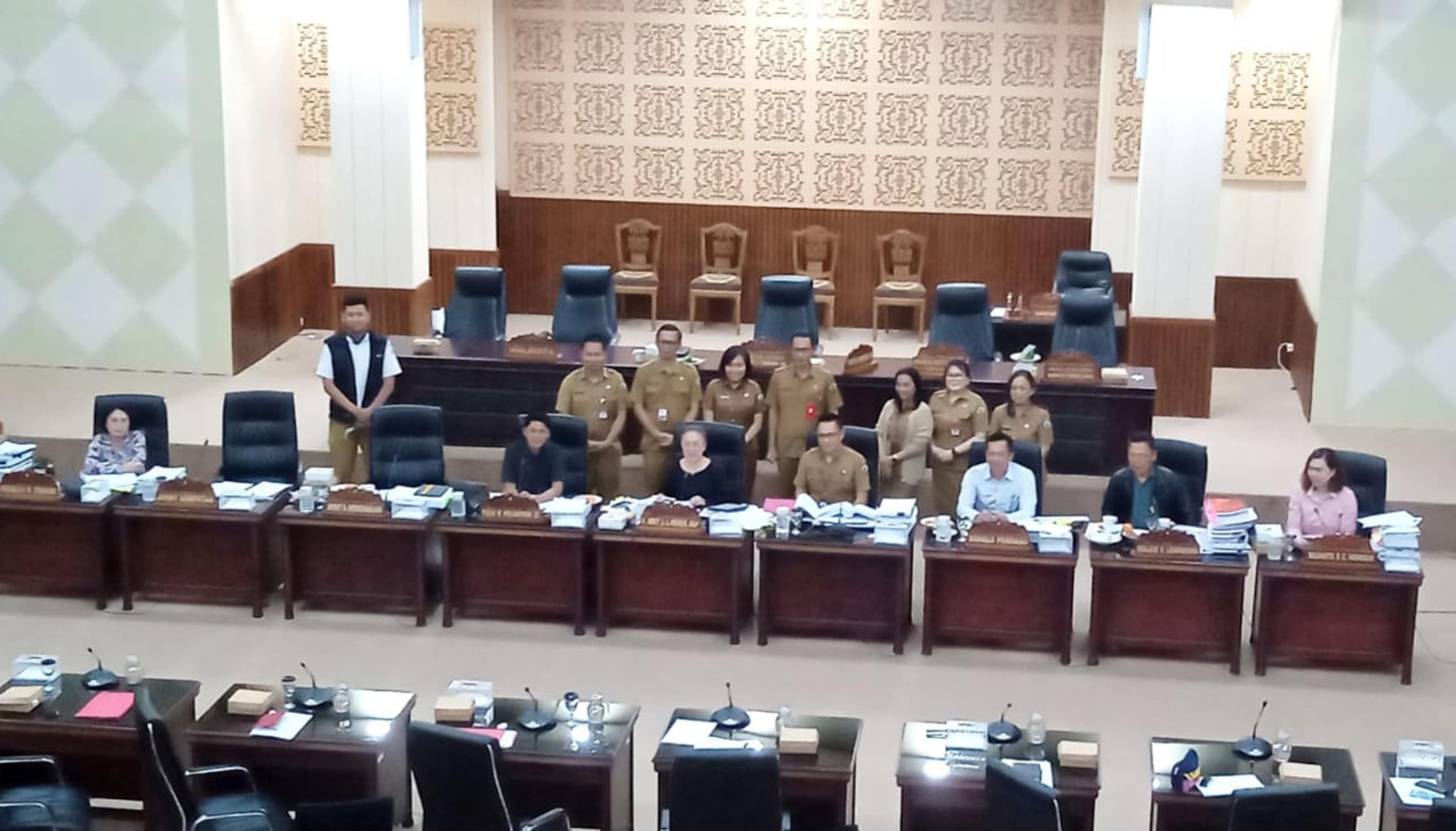 Kominfo Tomohon Laporkan Realisasi Kerja dan Anggaran ke Pansus DPRD