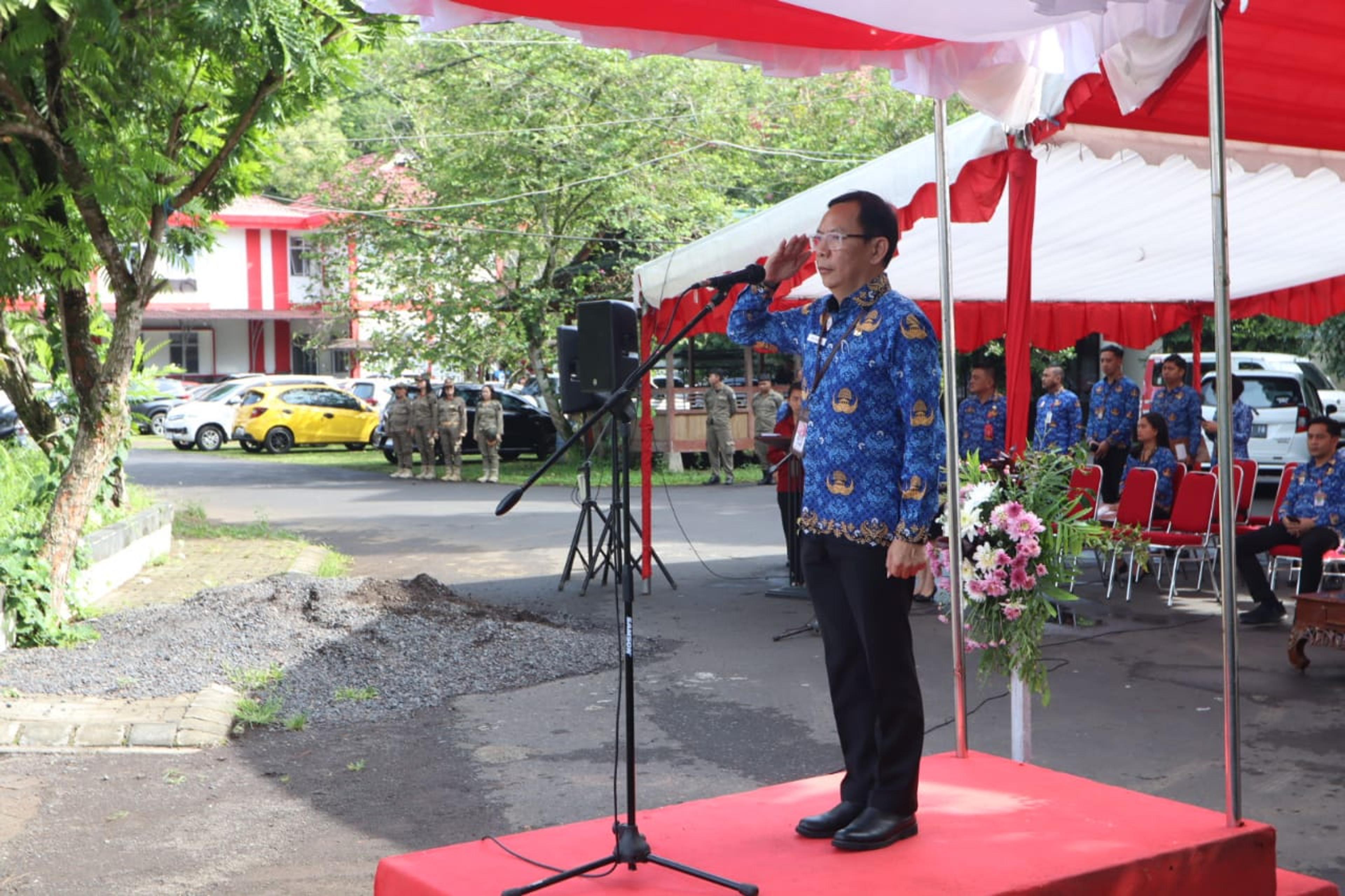 Peringati HUT Ke-52, Caroll Ajak Anggota Korpri Tingkatkan Kinerja Pelayanan