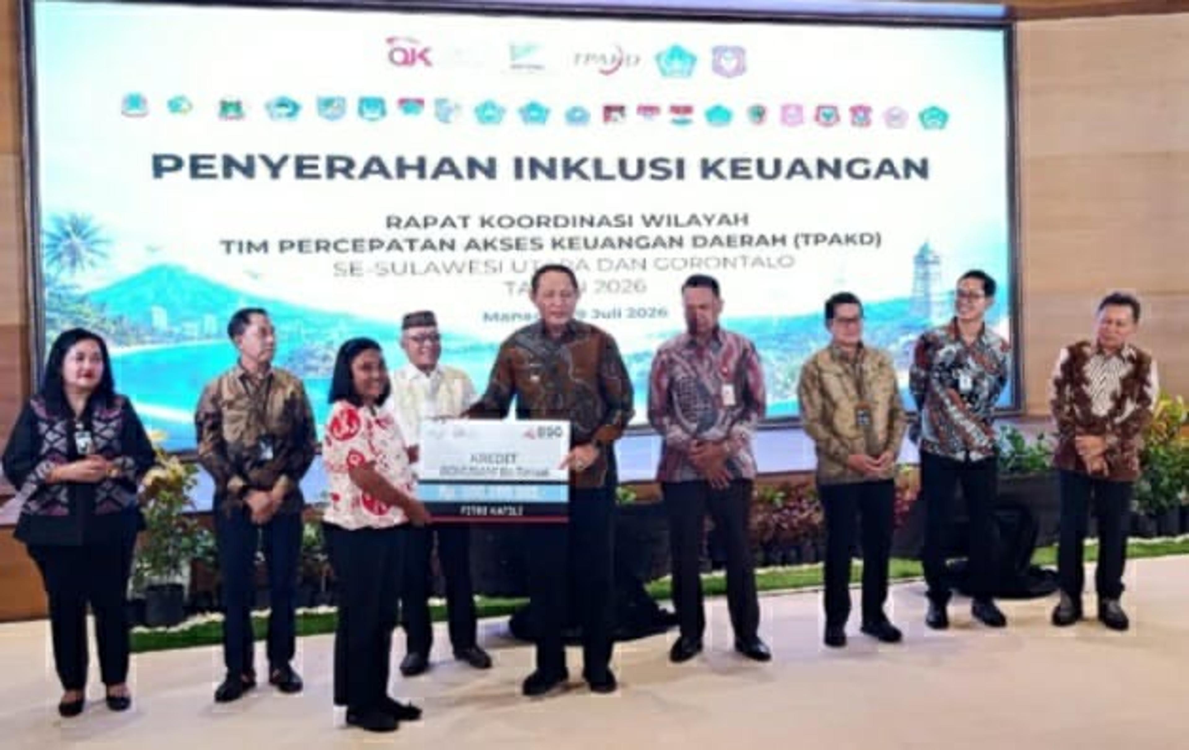 Bank SulutGo Perkuat Potensi Ekonomi Daerah dan Salurkan KUR Bohusami Lewat Rakorwil TPAKD SulutGo 2026