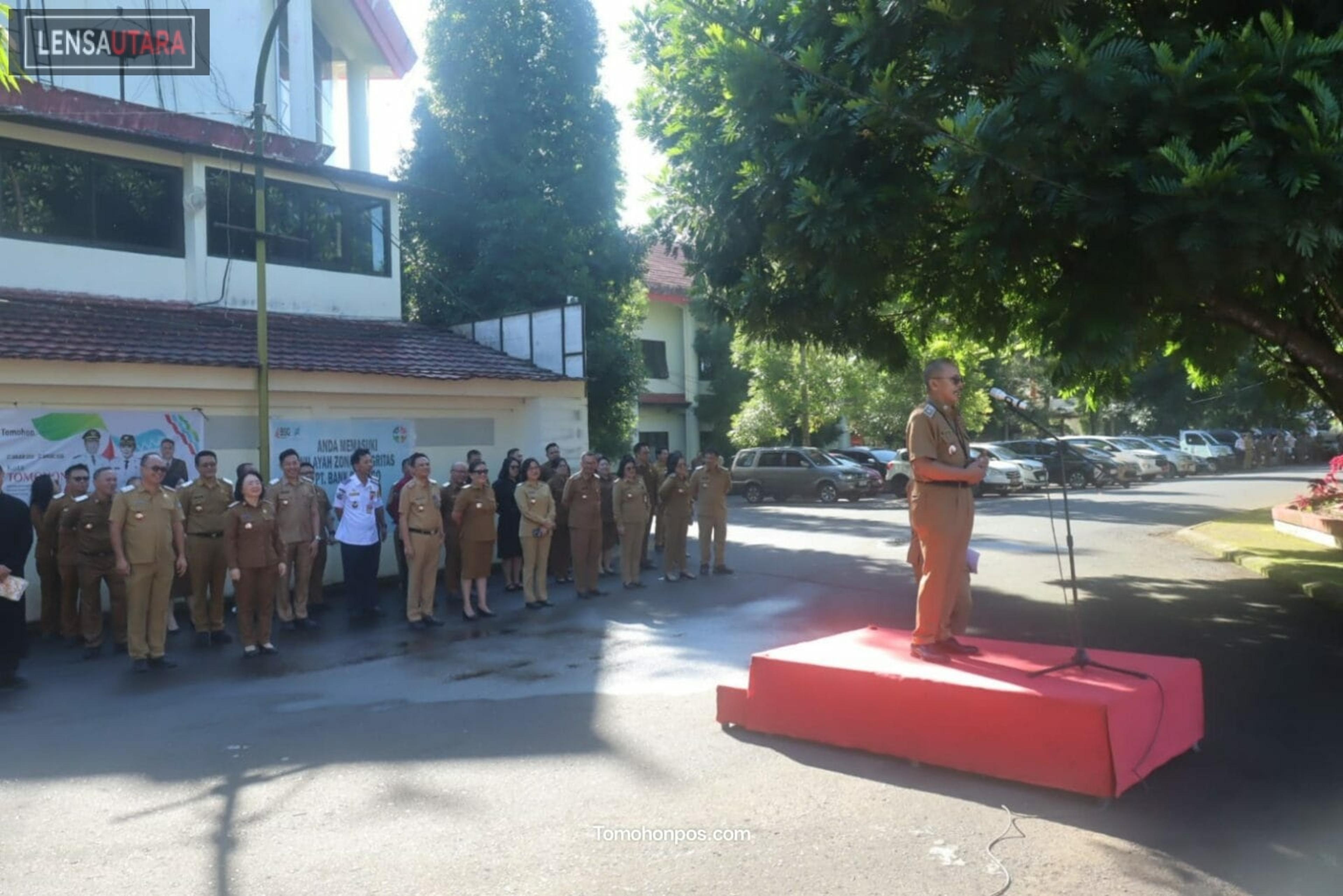 Di Apel Kerja Awal Bulan, Wali Kota Tomohon Ingatkan Soal KUHP Baru dan Hati-hati Bermedia Sosial