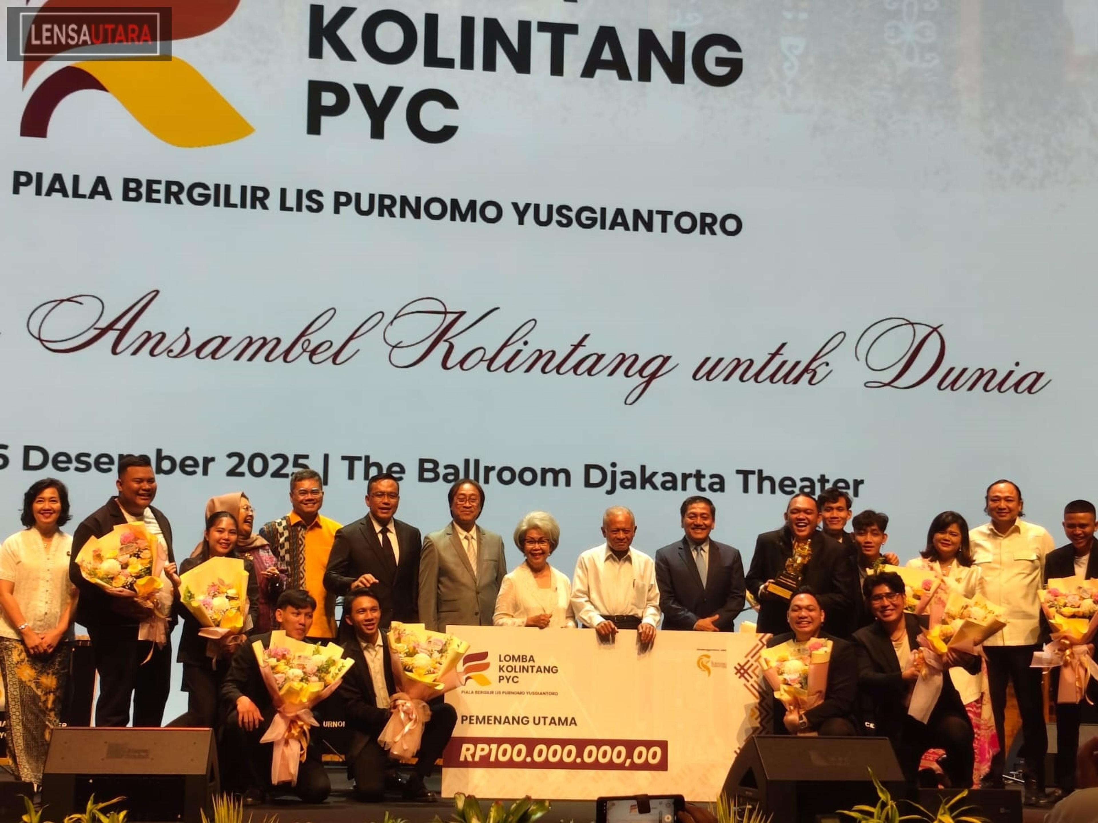 HAPS Entertainment Juara Lomba Musik Kolintang PYC Piala Bergilir Lis Purnomo Yusgiantoro