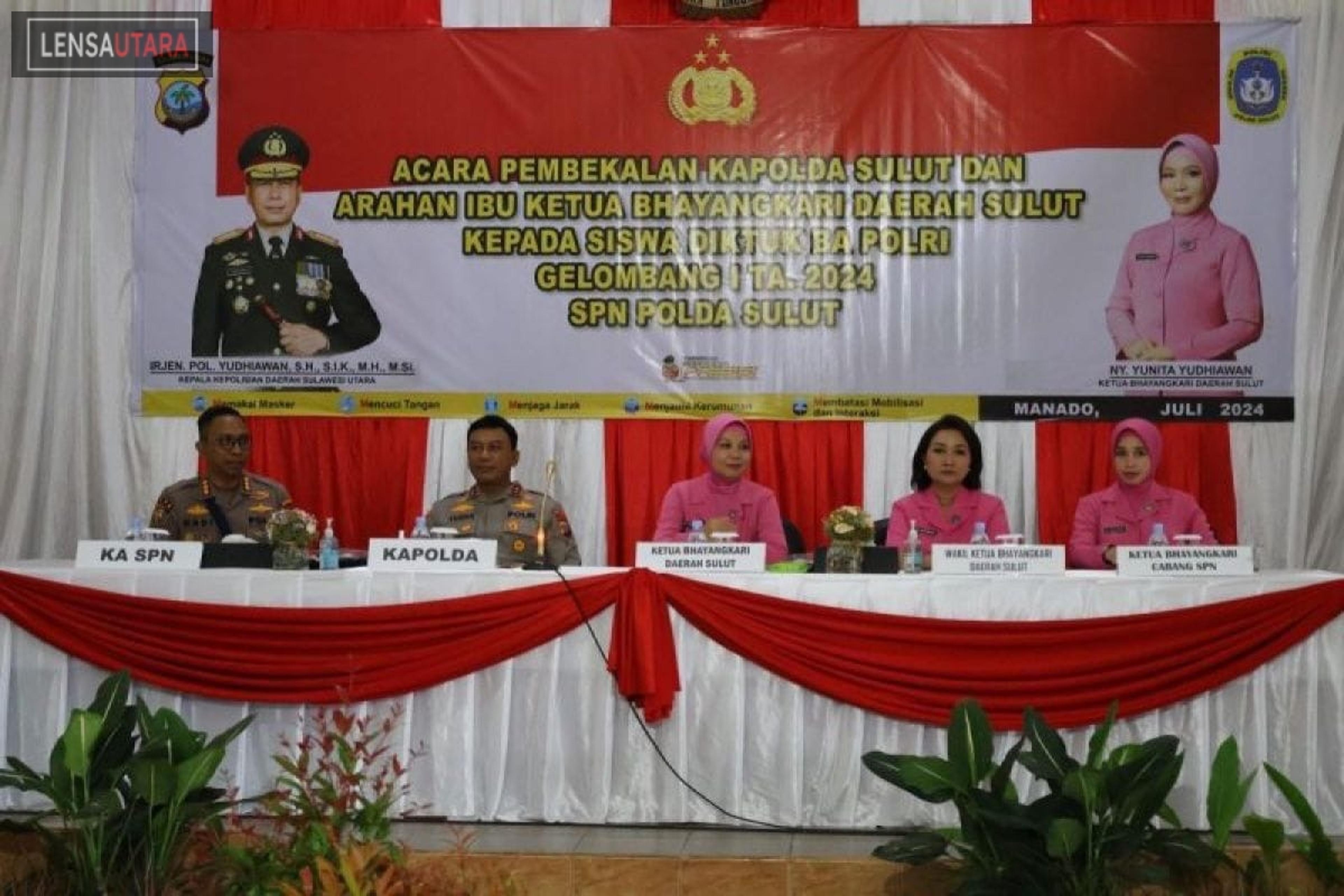 Kapolda Yudhiawan Bekali Siswa Bintara SPN Polda Sulut