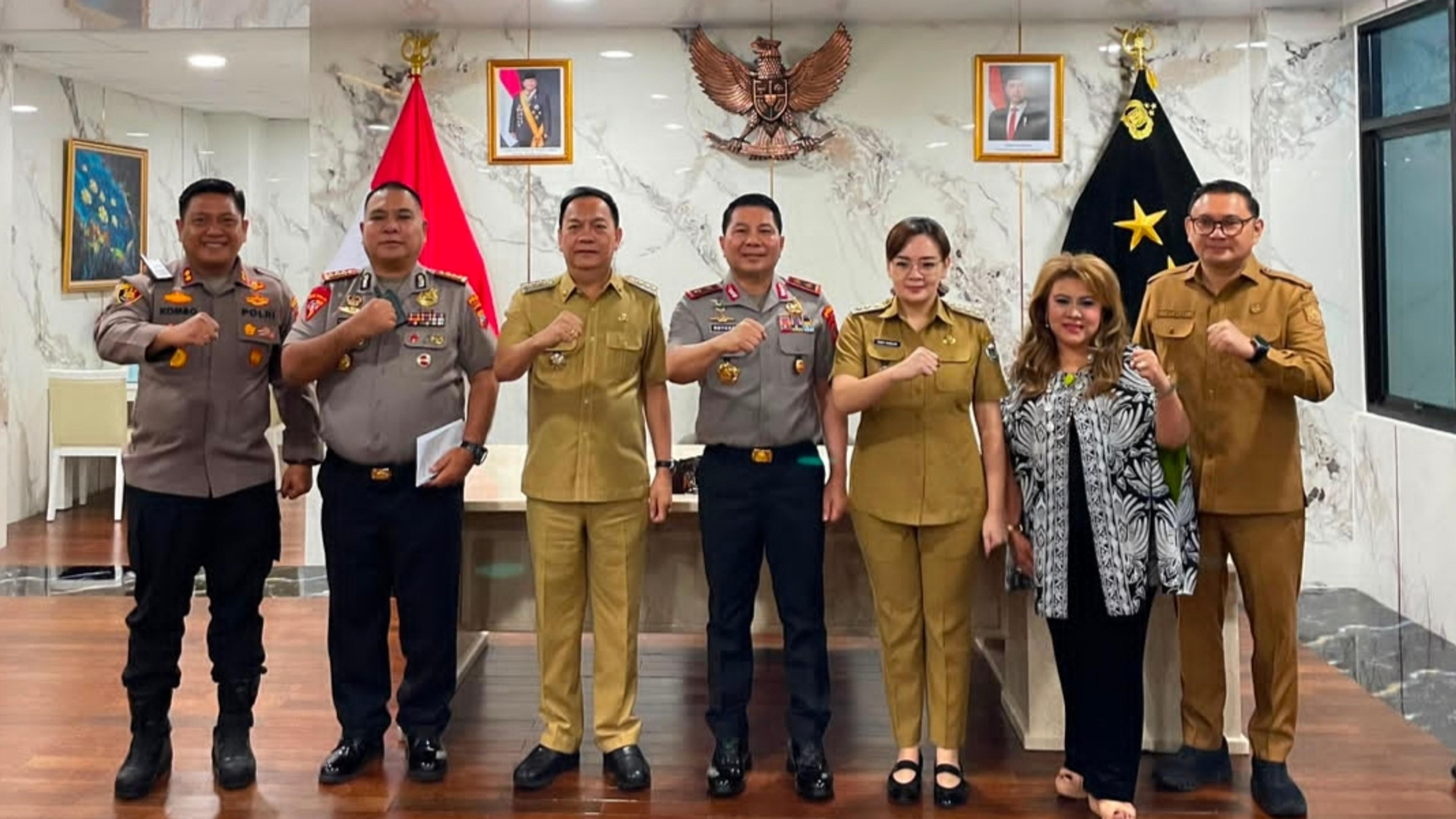 Minta Dukungan Pengamanan TIFF 2026, Caroll-Sendy Kunjungi Kapolda Sulut