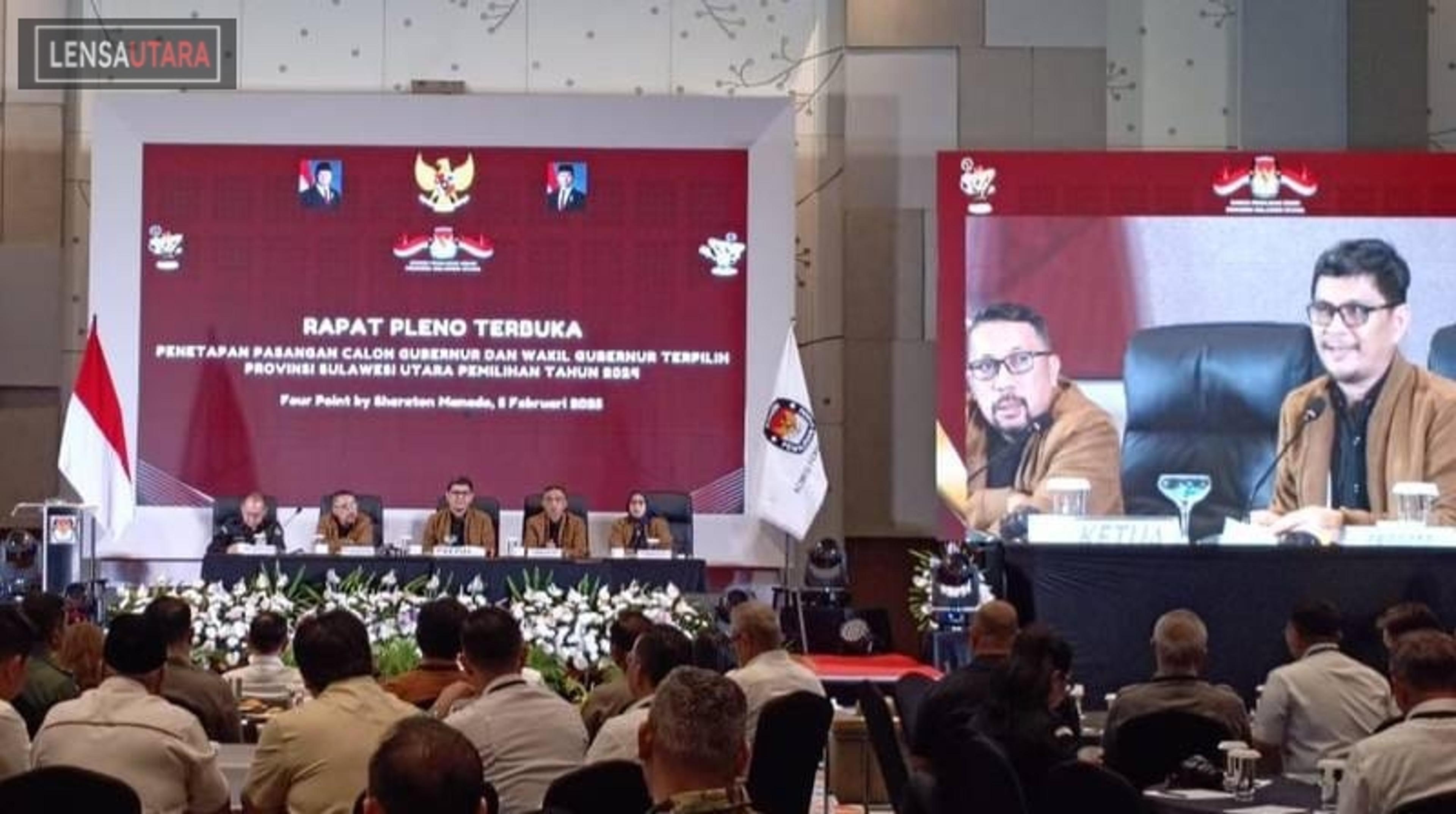 Yulius Selvanus dan Victor Mailangkay Ditetapkan KPU sebagai Gubernur dan Wakil Gubernur Sulut Terpilih
