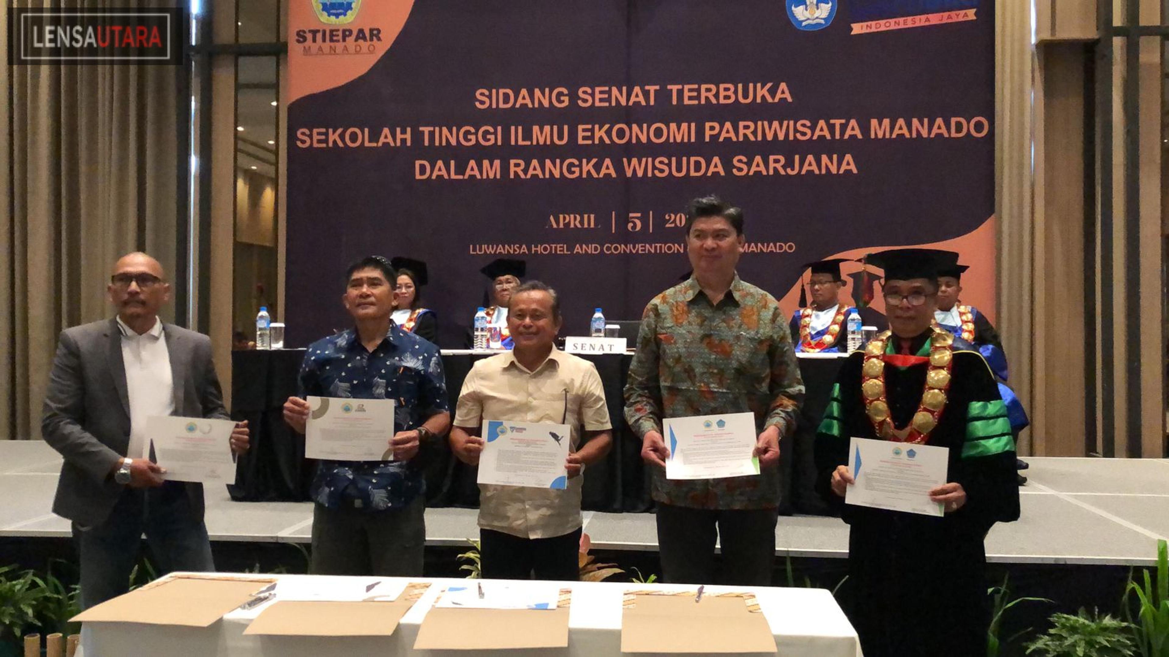 BPPD Teken MoU Stiepar untuk Majukan Pariwisata Minut