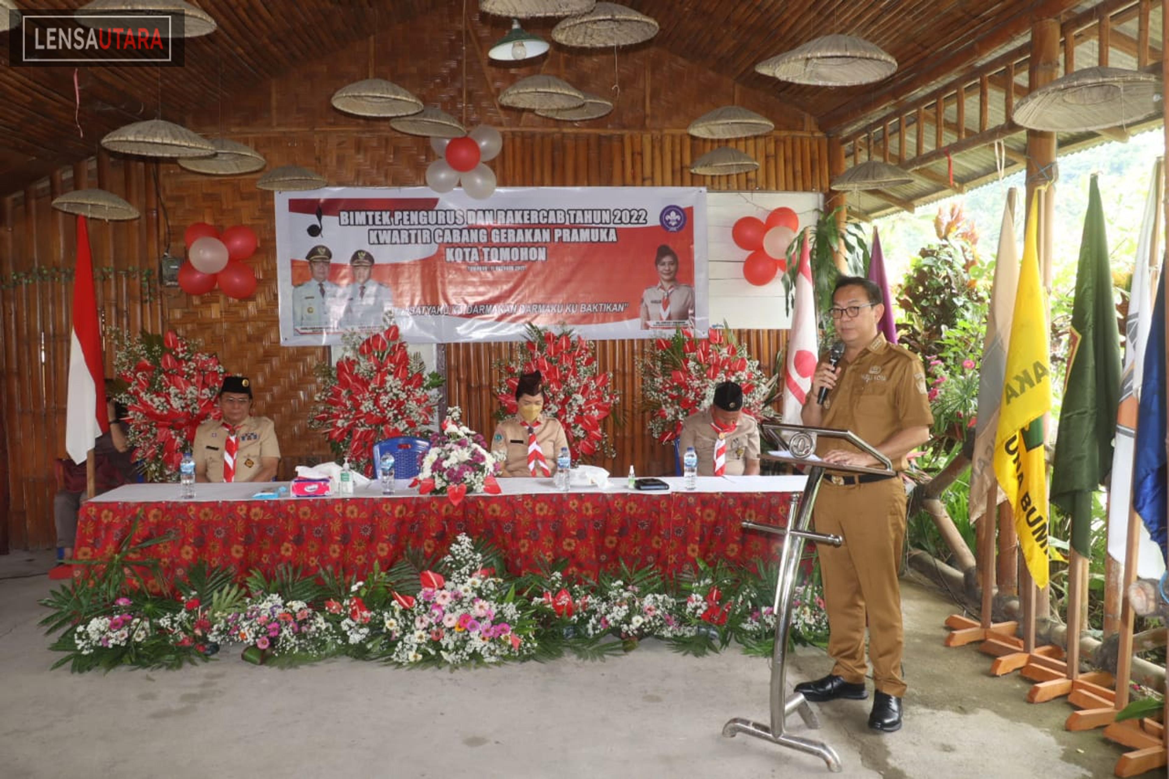 Buka Rakercab dan Bimtek Pengurus, Walikota Senduk Harap Ada Output Positif
