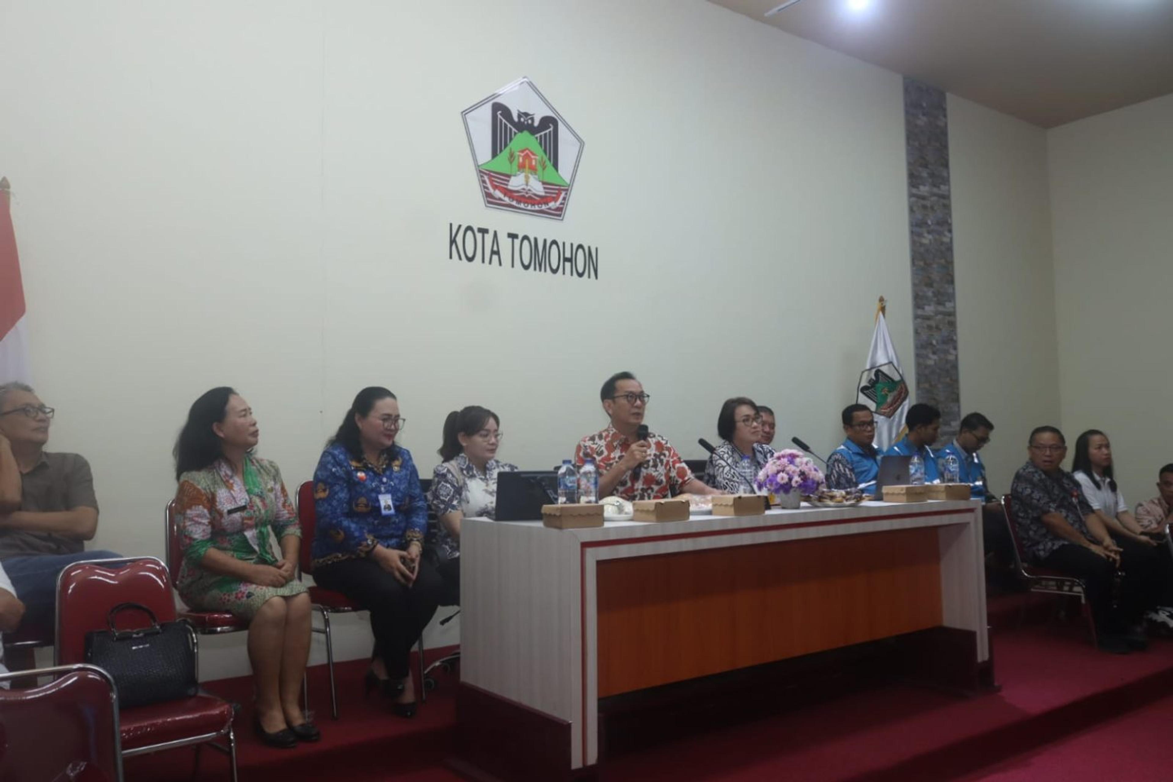 Pemkot Tomohon Dukung Pangolombian dalam Penilaian Rumah DataKu 2026